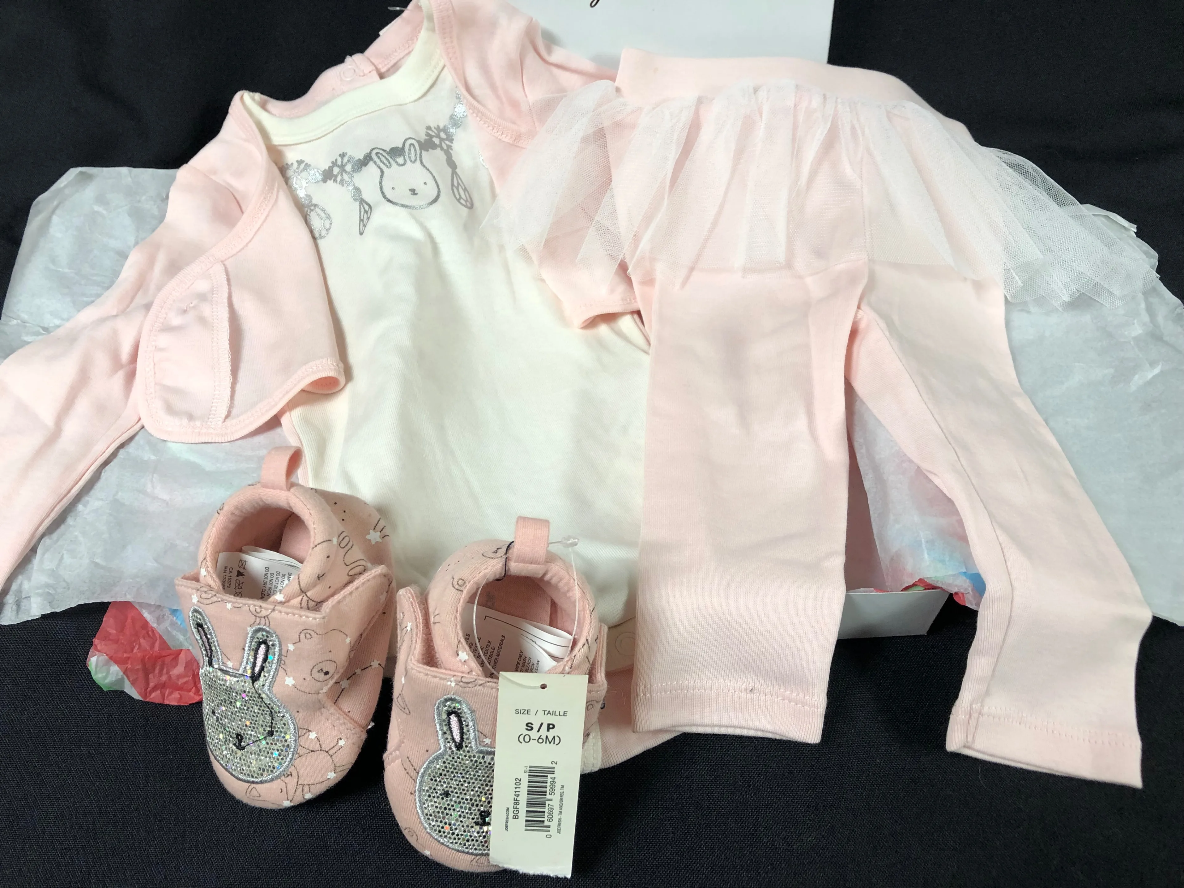 Brand New Baby Girl Holiday Bunny Clothes