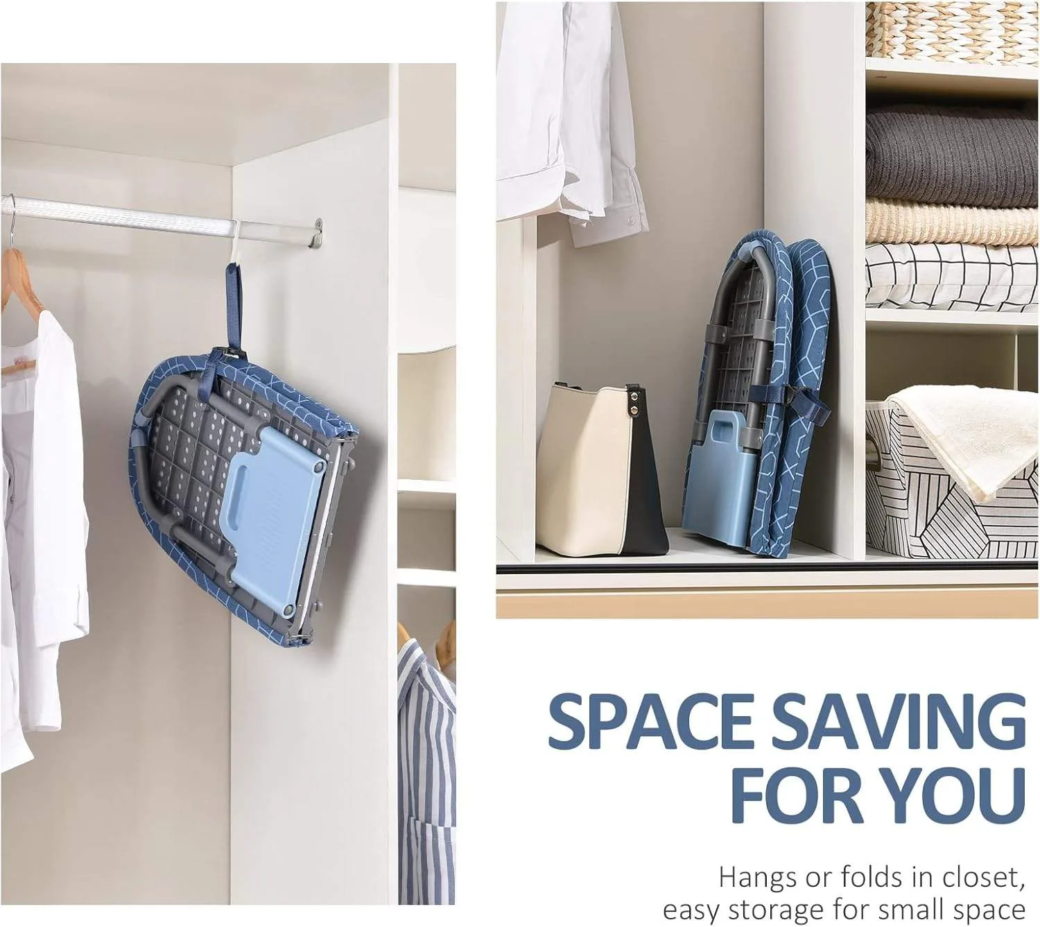 Foldable Tabletop Ironing Board – Deep Blue image indicator(6)