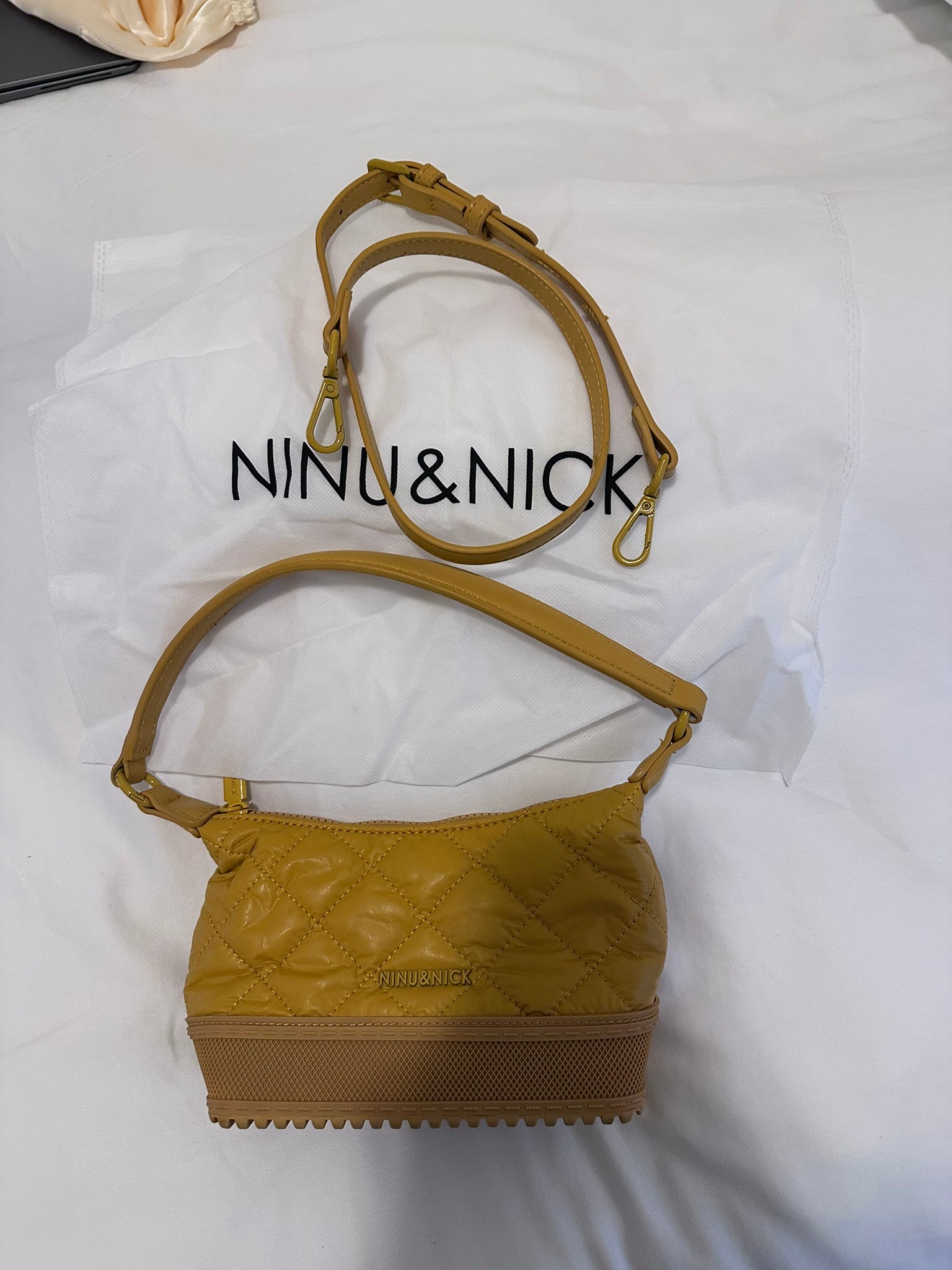 NINU & NICK Quilted Mini Bag - Shoulder + Crossbody Straps