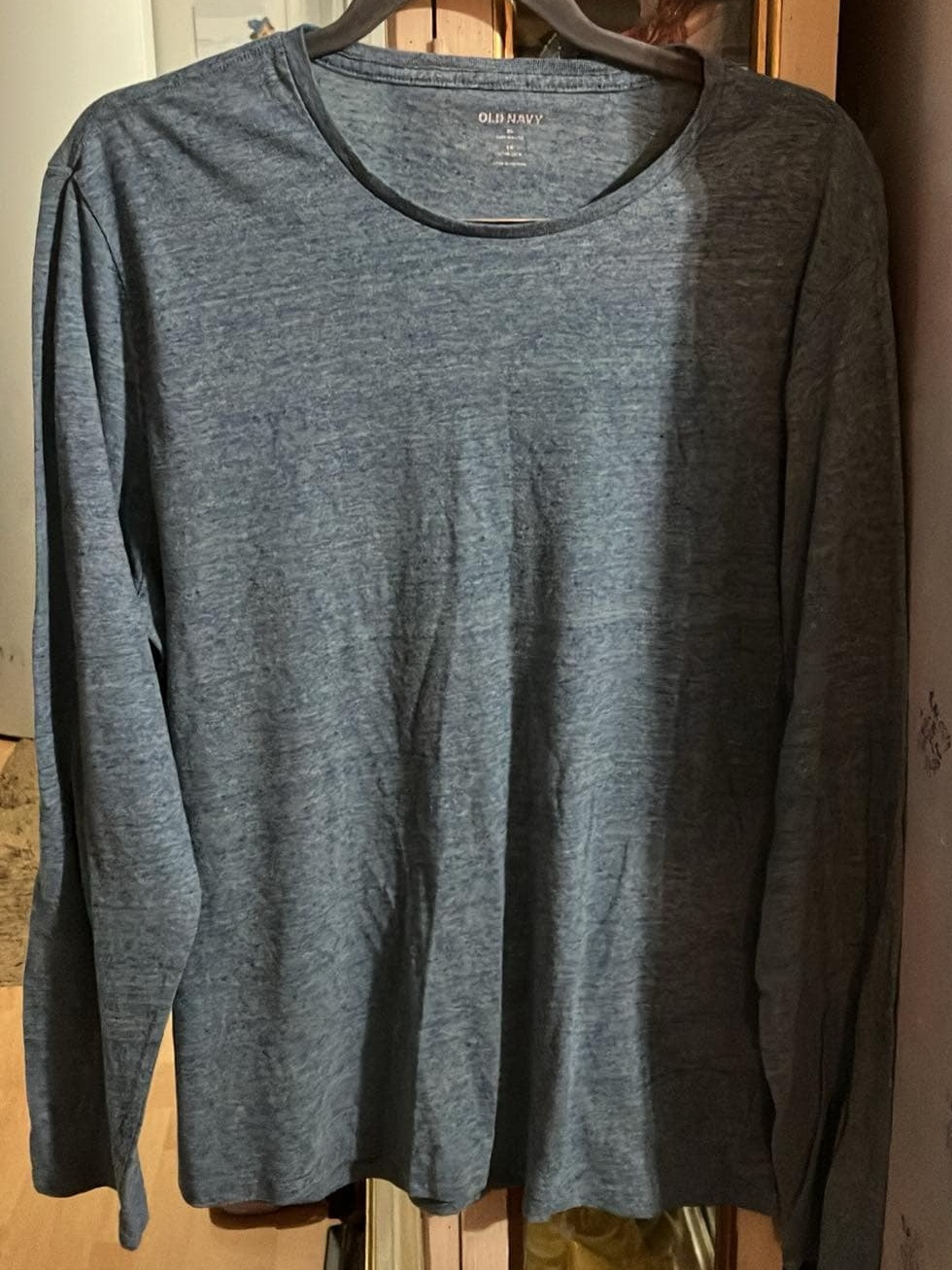 Man Old Navy Light Blue Top - Size XL