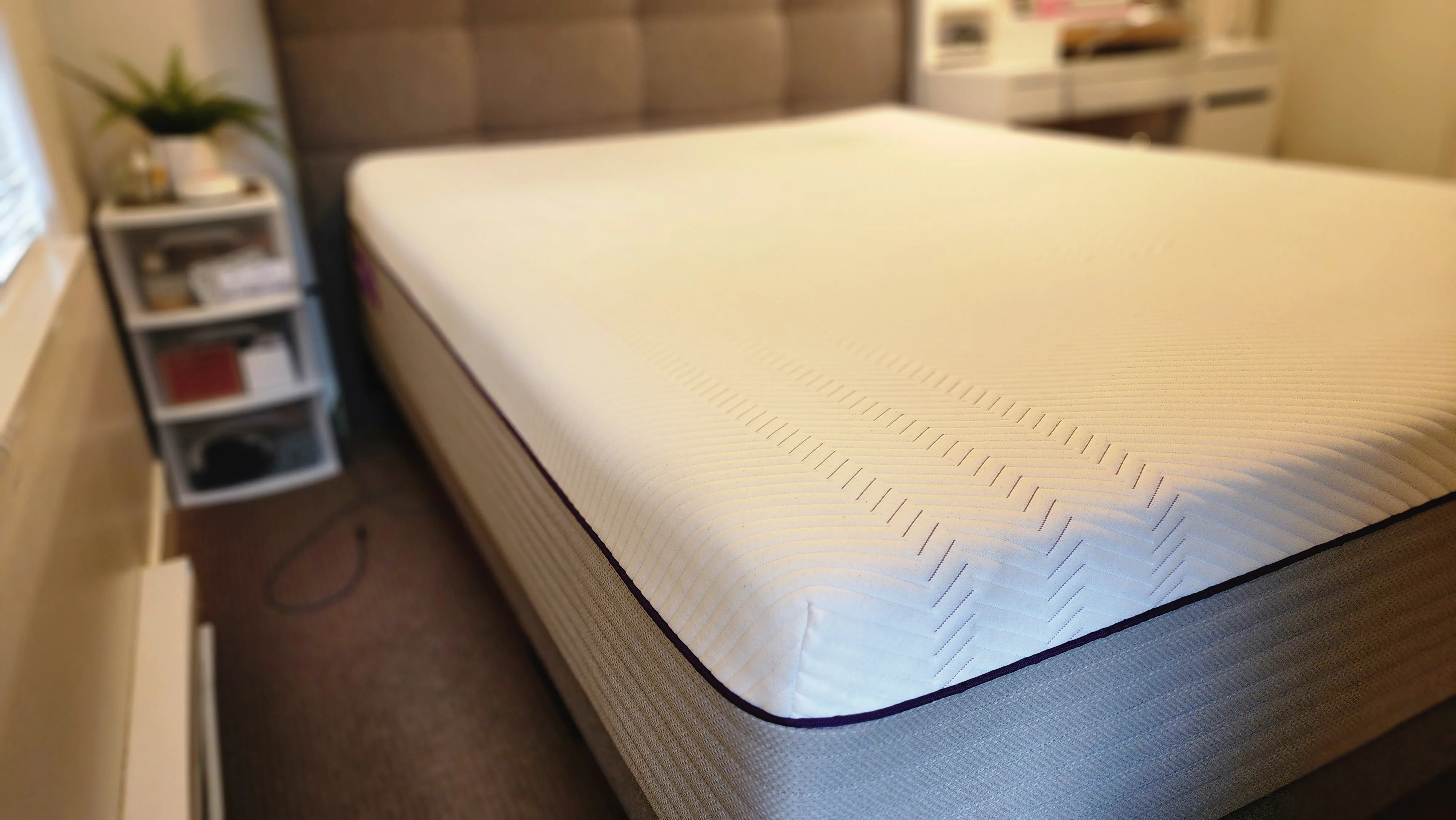 Queen Bed Set – Purple Premier 3 + Platform Base + Headboard image indicator(2)