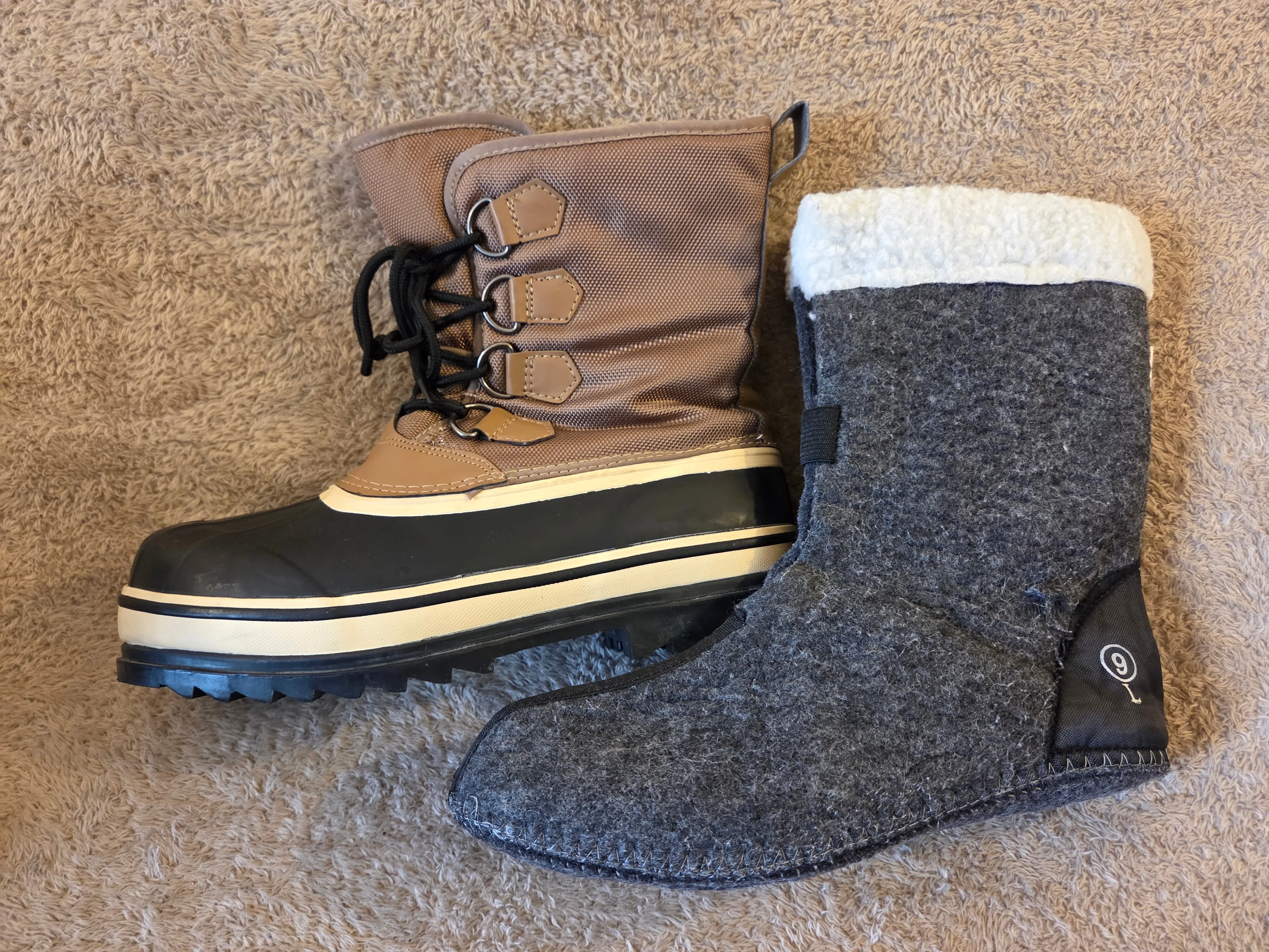 Men’s Winter Snow Boots, Removable Liner, US 9 image indicator(6)