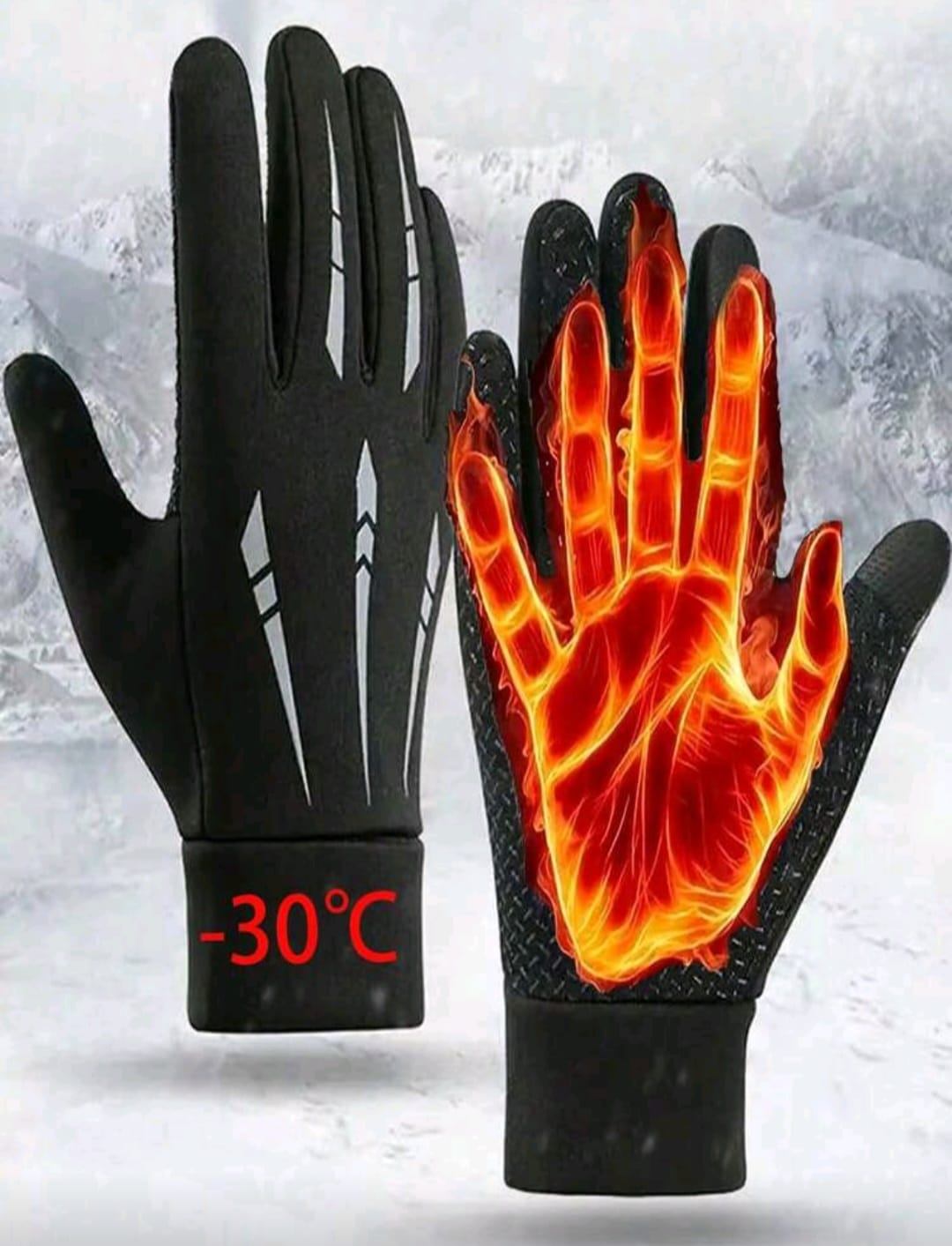 Winter Thermal Sports Gloves – Touchscreen Friendly - photo 4