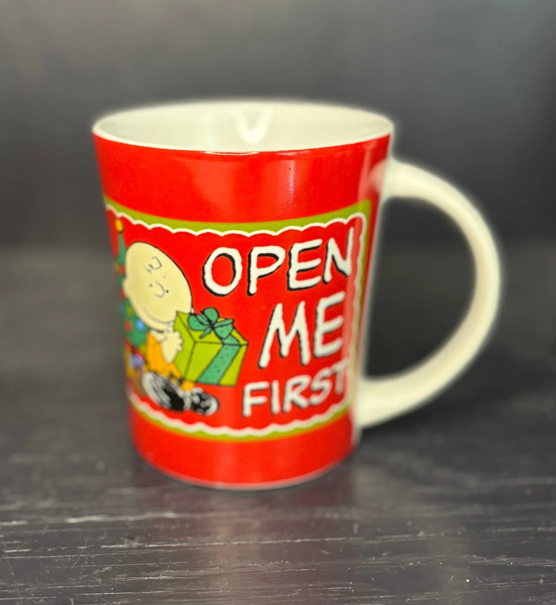 Charlie Brown Christmas Open Me First Coffee Mug thumbnail