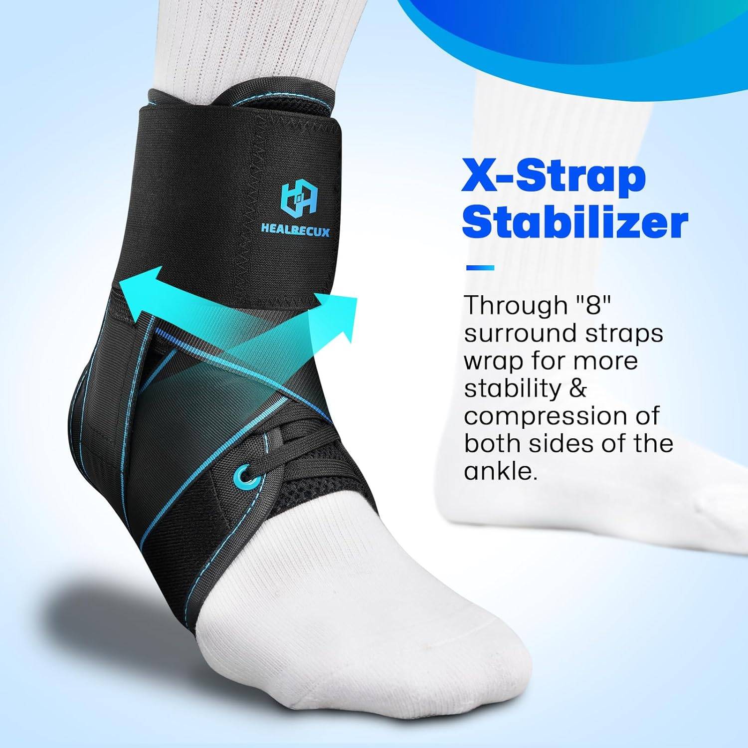 Healbecux Ankle Brace Stabilizing Ankle Wrap - photo 4