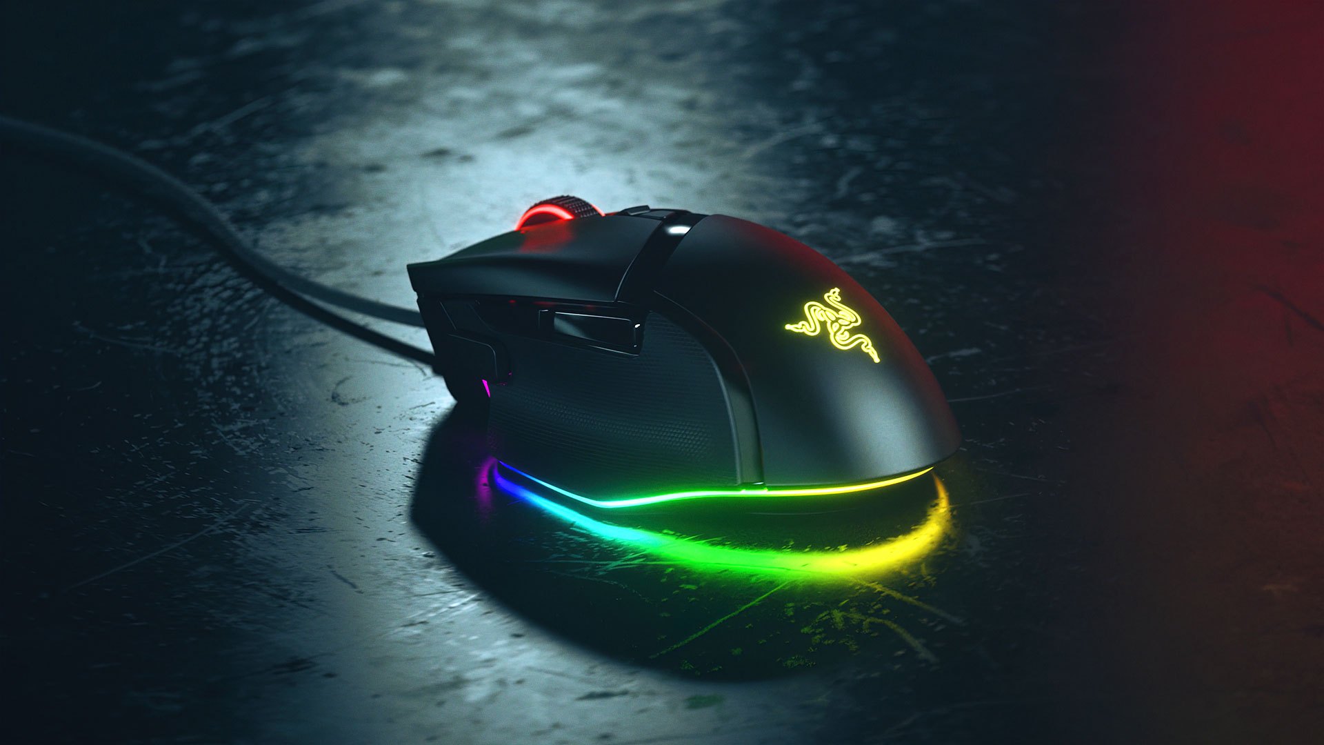 Razer Basilisk v3 series Gaming Mouse – like new, matte black