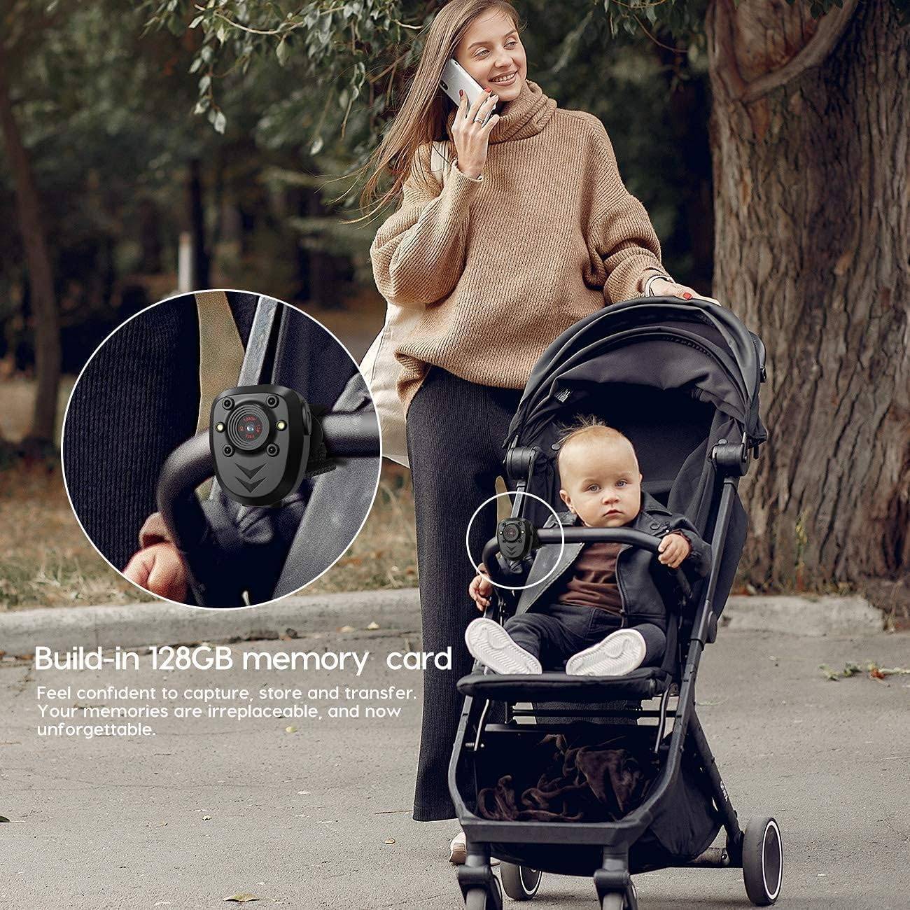 Mini Body Camera 1080P with 128GB SD Card - photo 5
