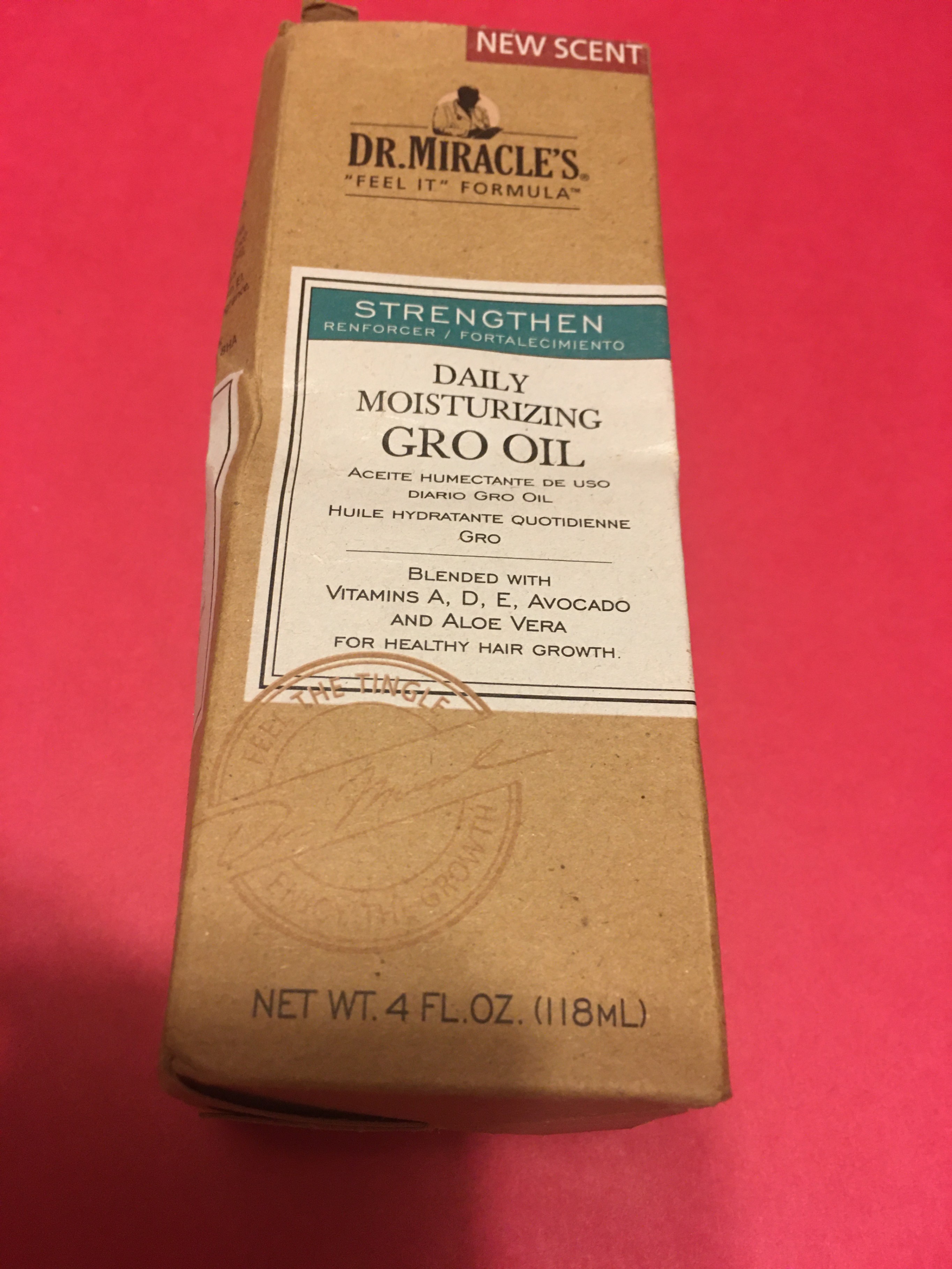 Dr. Miracle's Daily Moisturizing Gro Oil - New Scent!