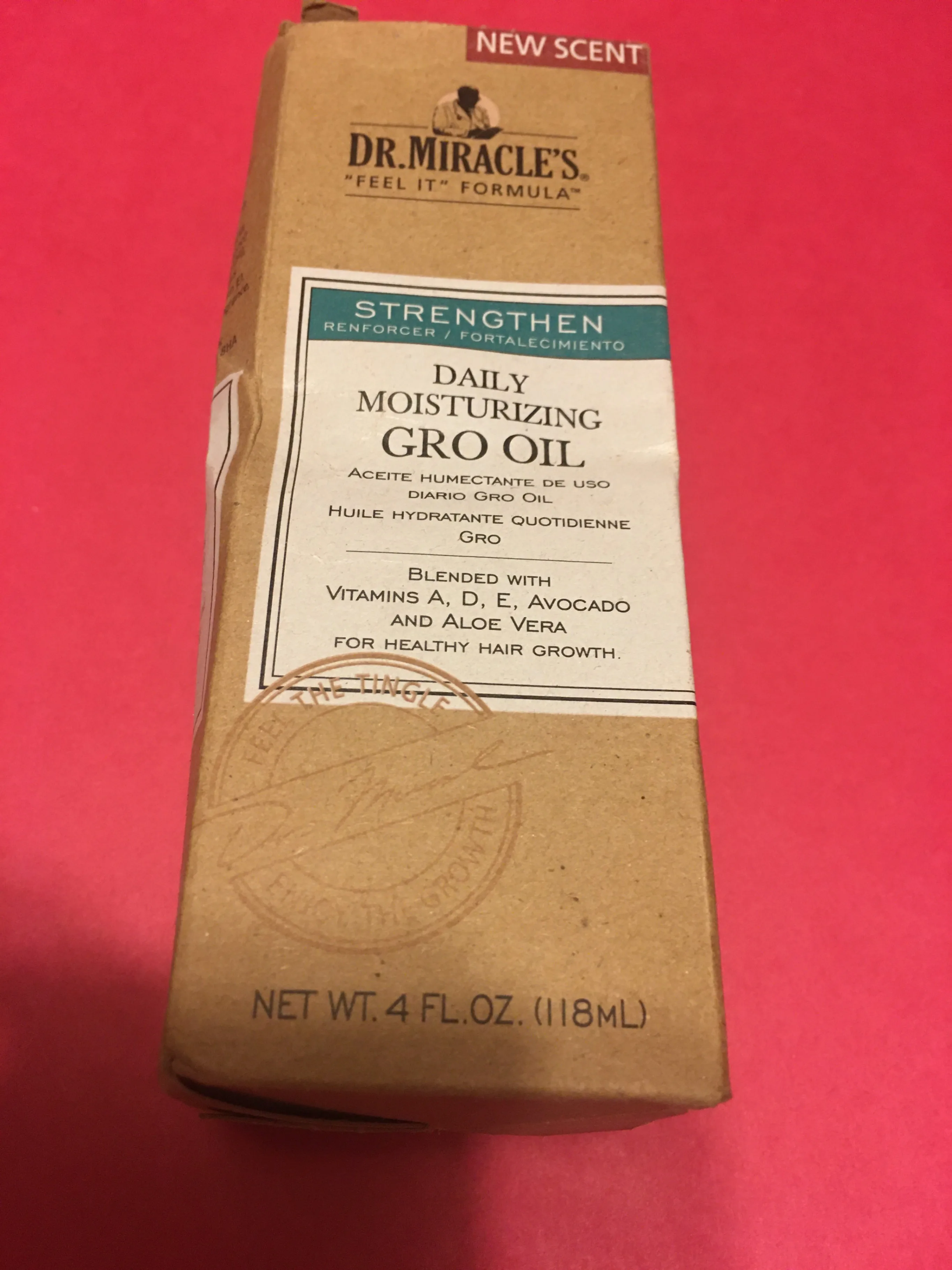 Dr. Miracle's Daily Moisturizing Gro Oil - New Scent!