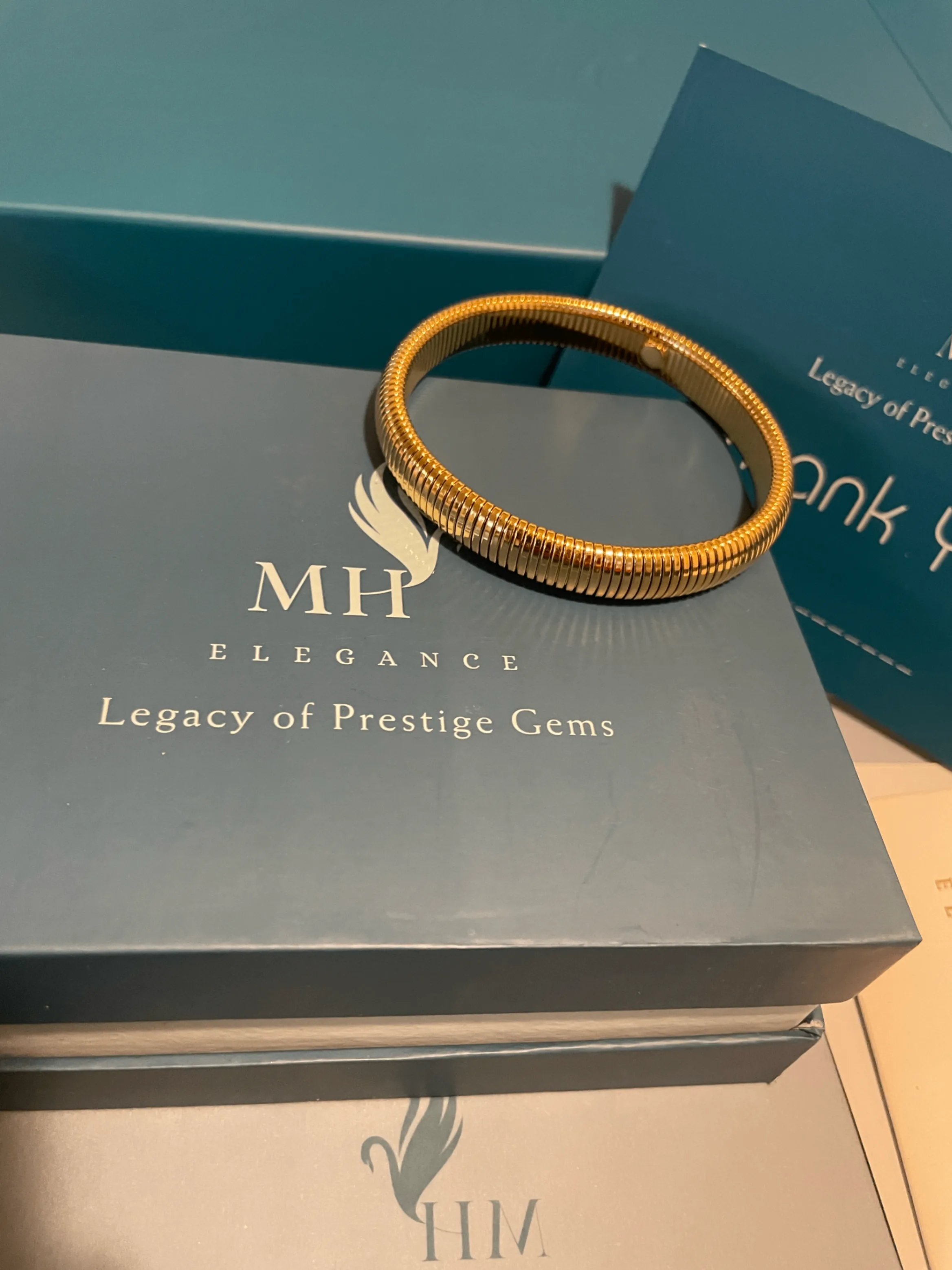 Cobra Bracelet Coil Design | 18k Gold Plated image indicator(4)