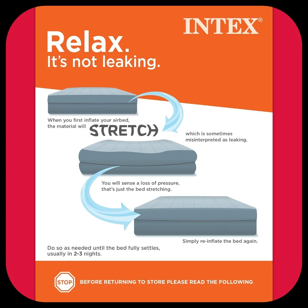 INTEX Dura-Beam Plus Air Mattress (twin size) image indicator(4)