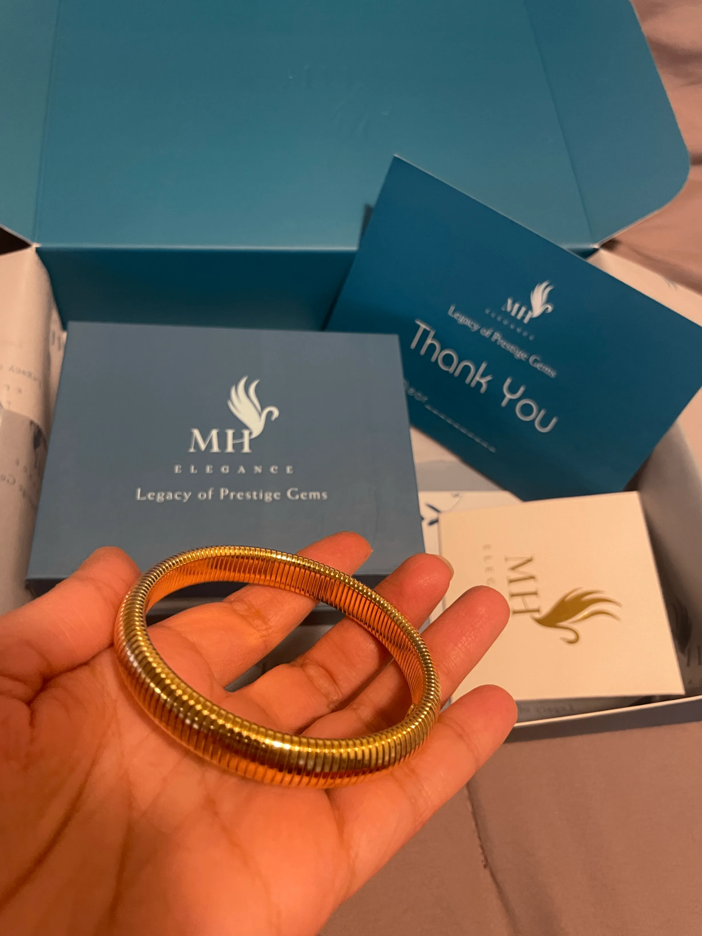 Cobra Bracelet Coil Design | 18k Gold Plated