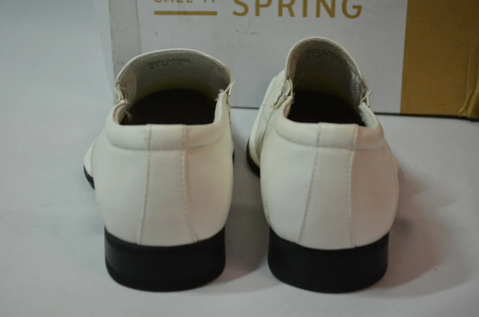 US 8 - Euro 41 Call it Spring Schindel Loafers White mens shoes image indicator(4)