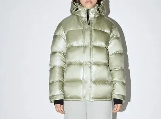 Aritzia The Super Puff, Hi-Gloss-Silent Storm Green - L - NEW image indicator(9)