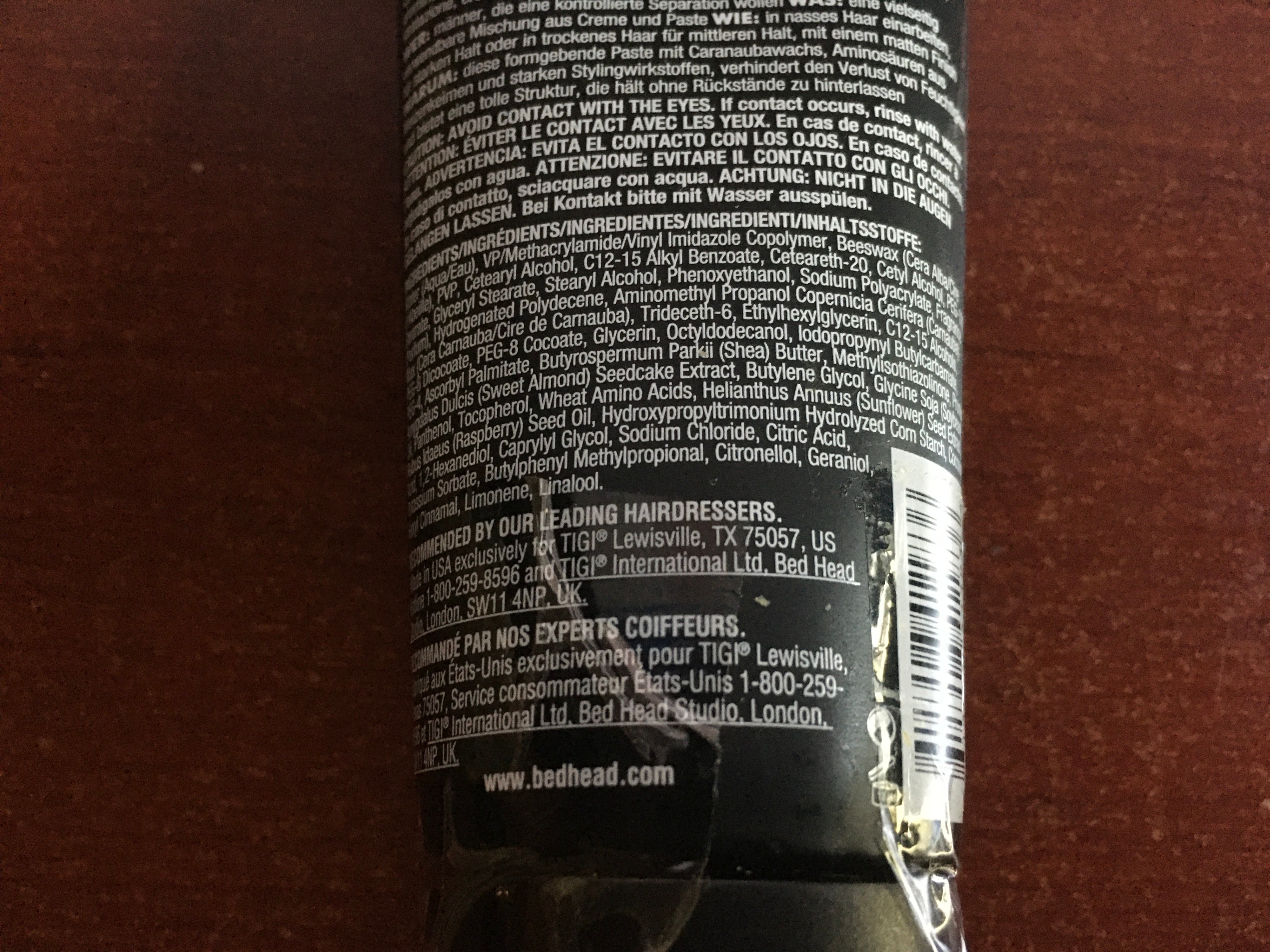 Bed Head for Men Pure Texture Molding Paste - photo 4