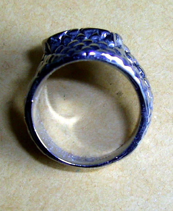 Gentlemen Monte Cristo Stainless Steel Gothic Ring Size 8 - photo 2