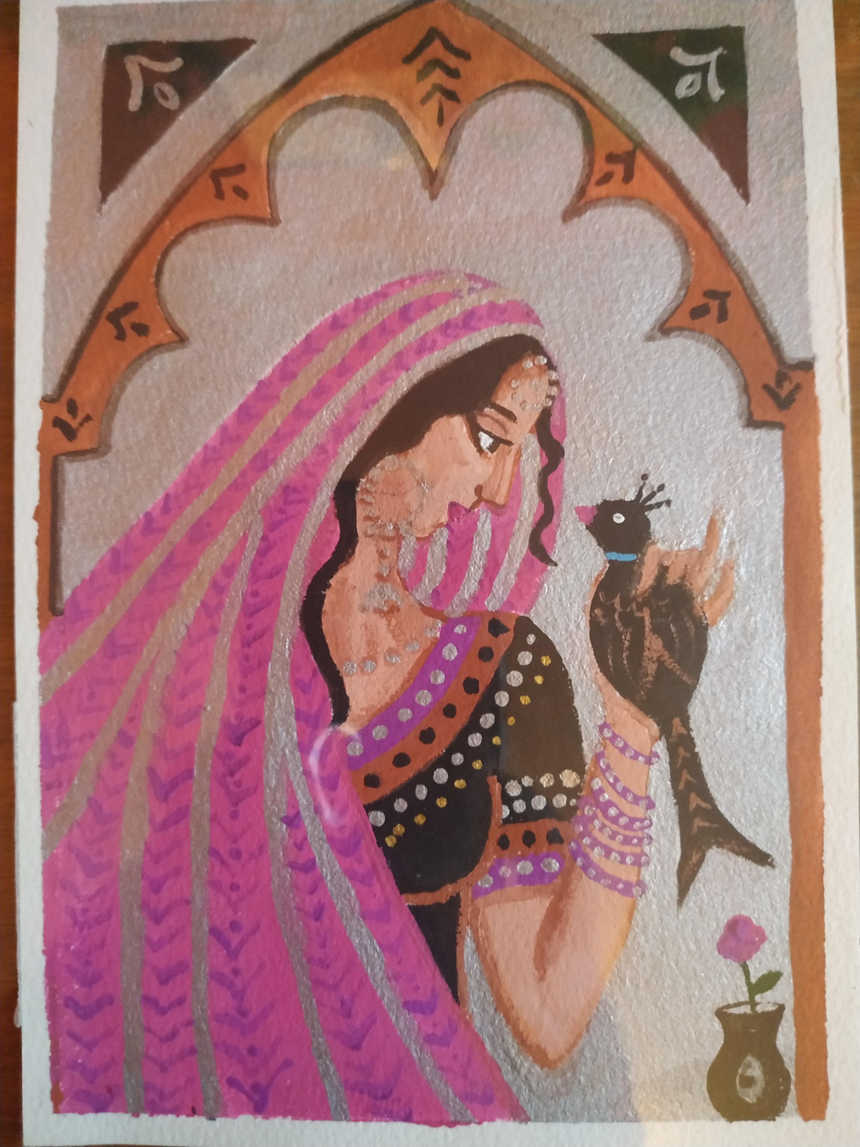 $5 off Miniature Original Painting( 4.5x7.5inches)