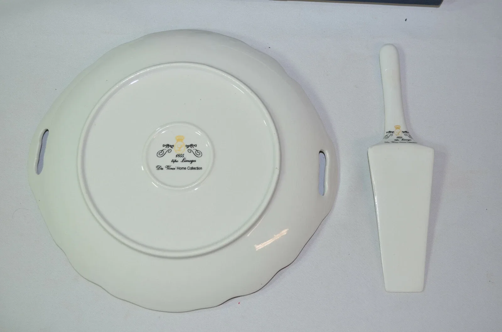 Fine China Cake Plate Server 1855 tipo limoges da vinci home image indicator(8)