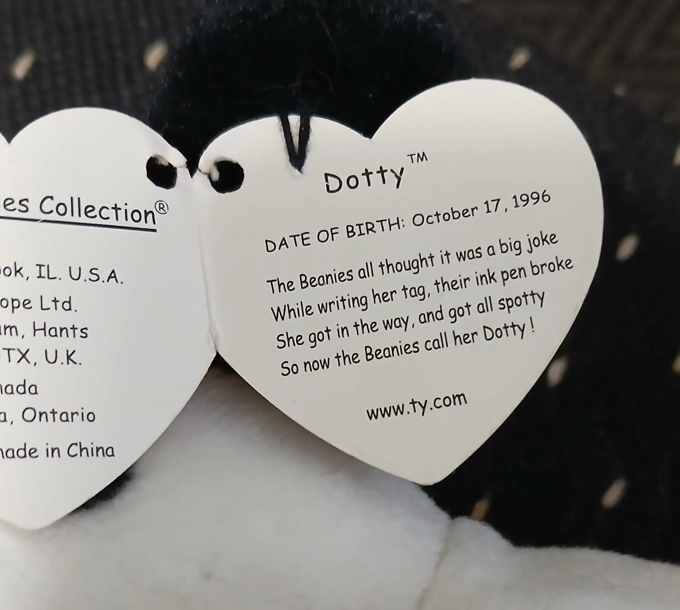 Stocking Stuffers,Ty Beany Babies w Birth Tags,Like new,$15 each image indicator(10)