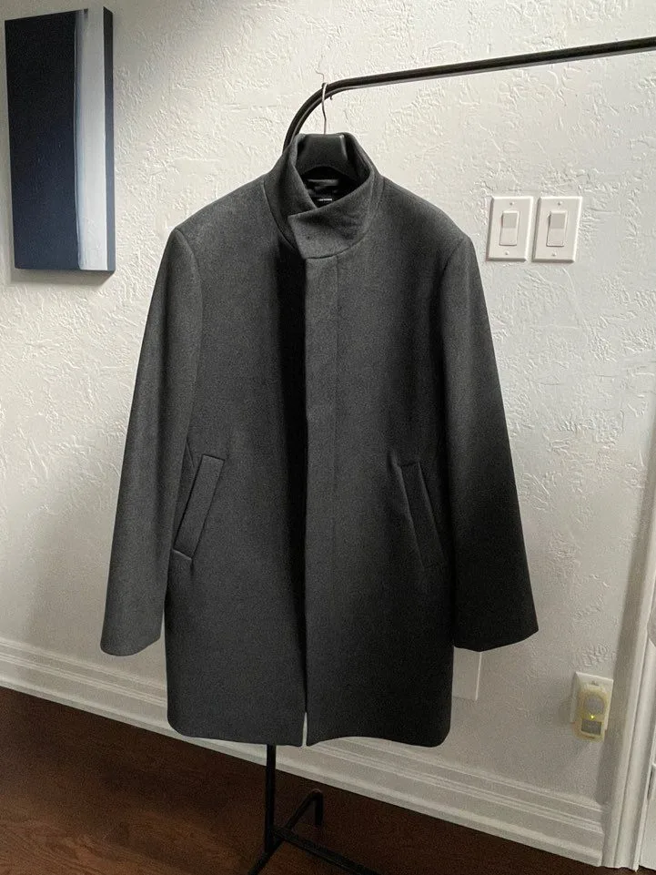 Club Monaco Men's Wool Funnel Neck Coat thumbnail