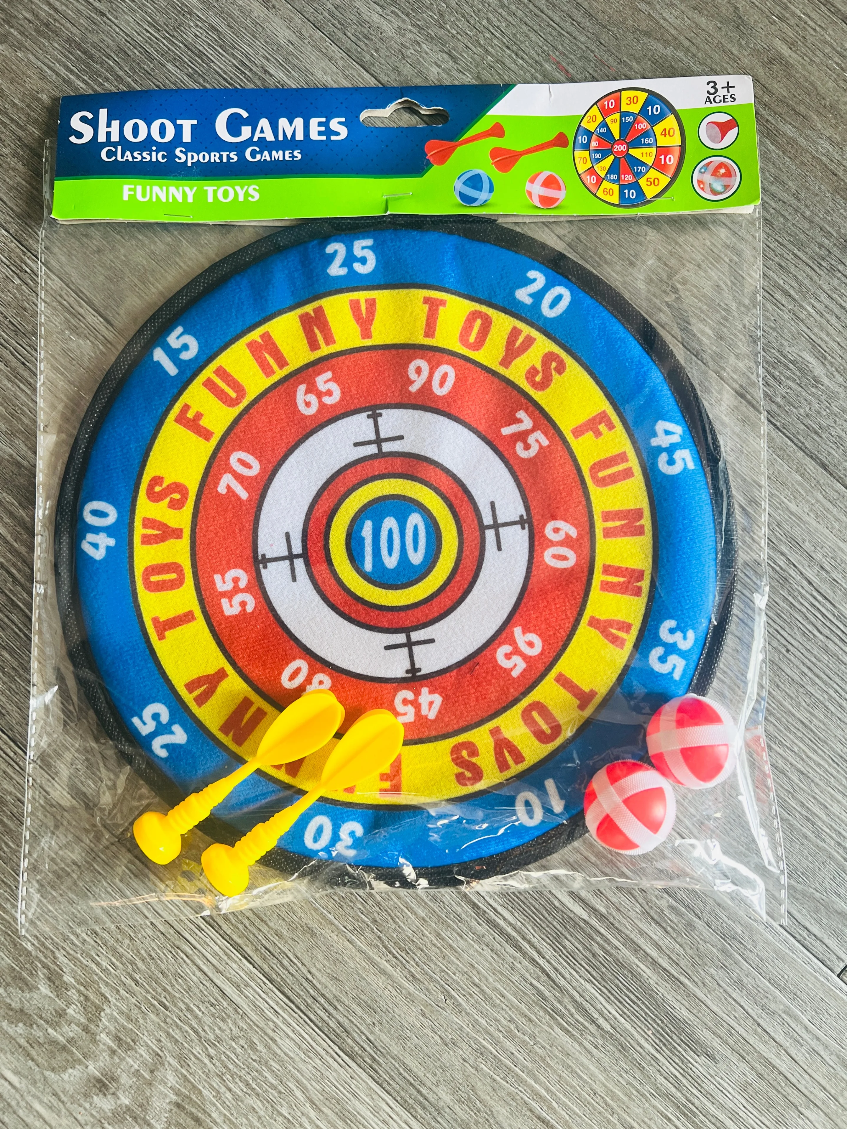 dart board self-adhesive target game for kids (new)