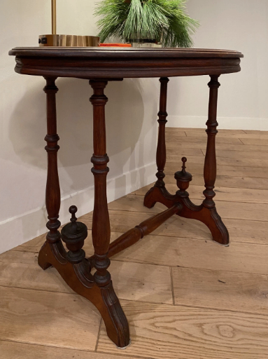 Antique Wooden Console Accent Side Table - photo 2