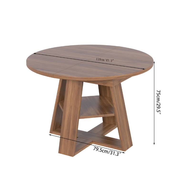 Latitude Run® Extendable Dining Table For 4-6 People - photo 2