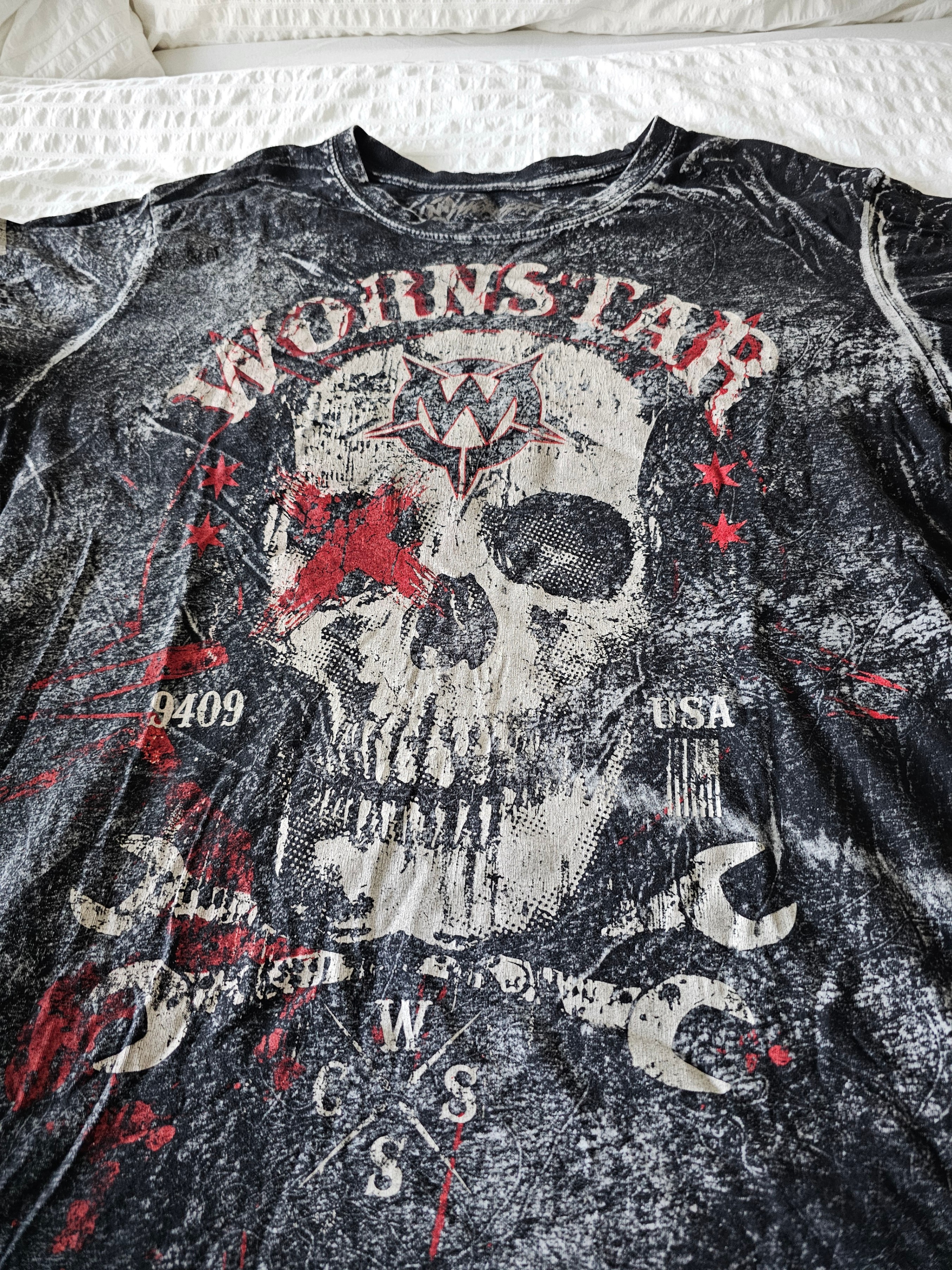 "WORNSTAR" Death Mechanic-Designer T-Shirt - photo 2