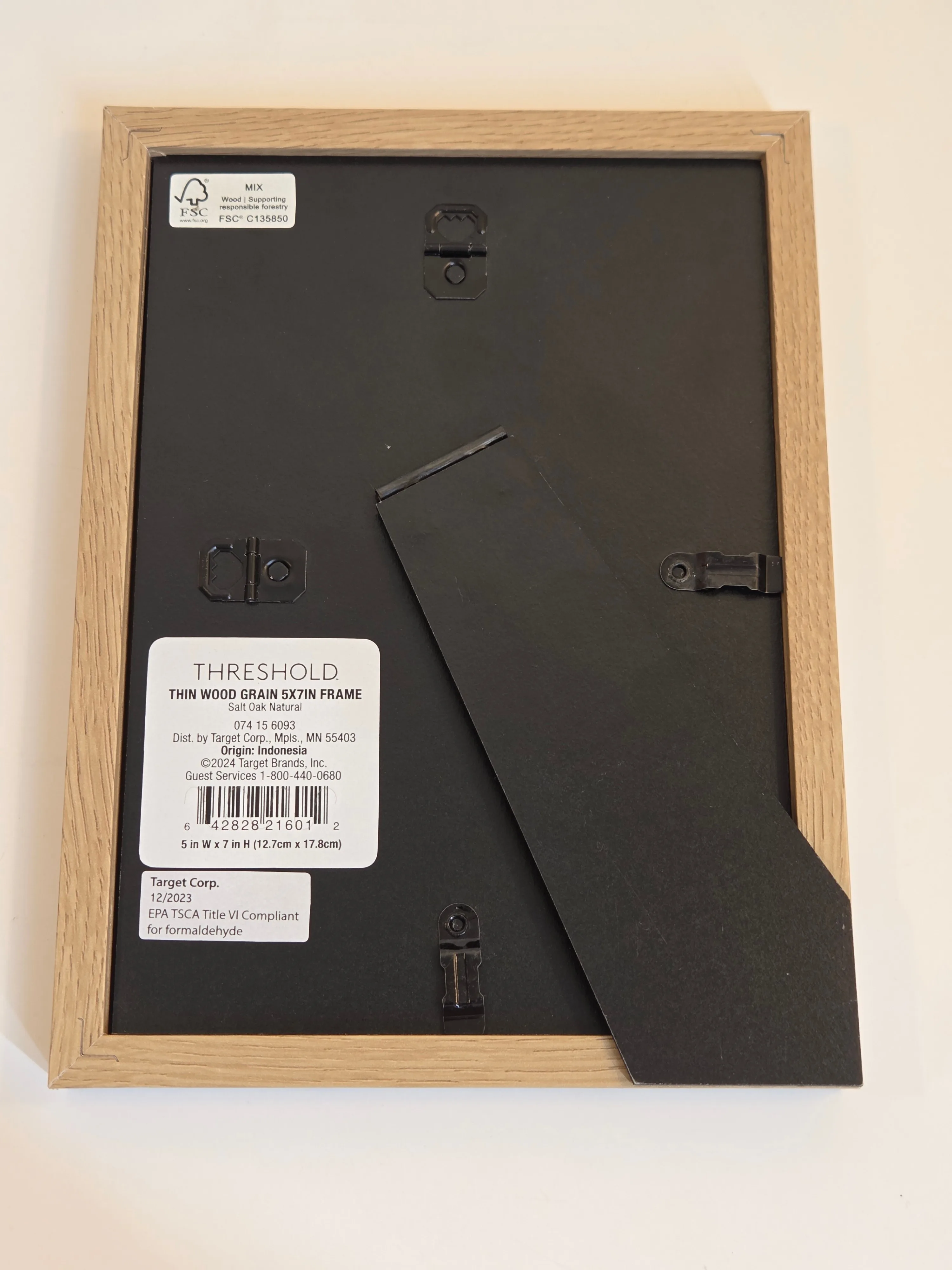 Threshold 5×7 Thin Wood Frame – Salt Oak, New image indicator(3)