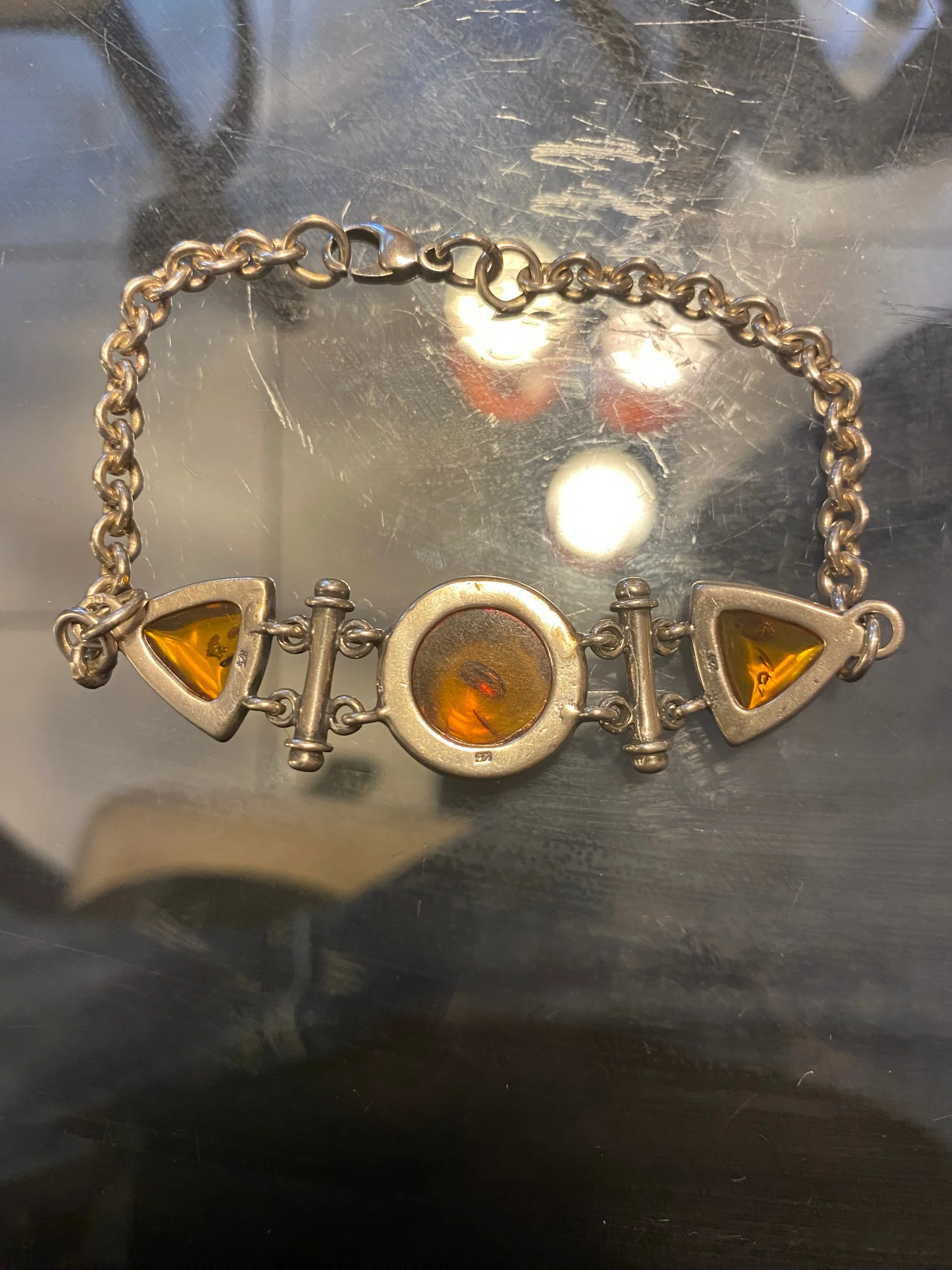 Vintage Scottish Luckenbooth Brooch & Bracelet Set image indicator(6)