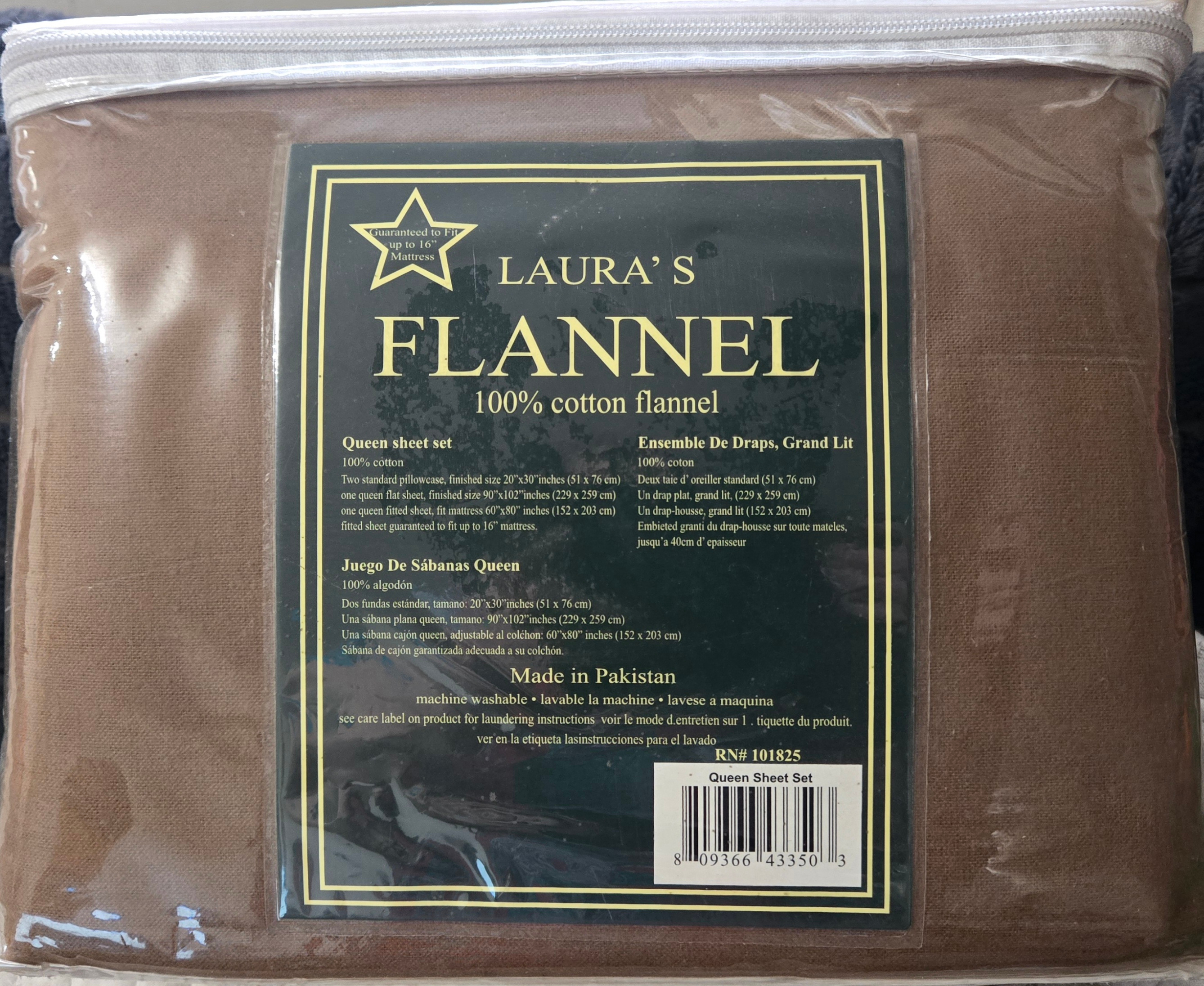 100% cotton Flannel queen size bedsheet set $30