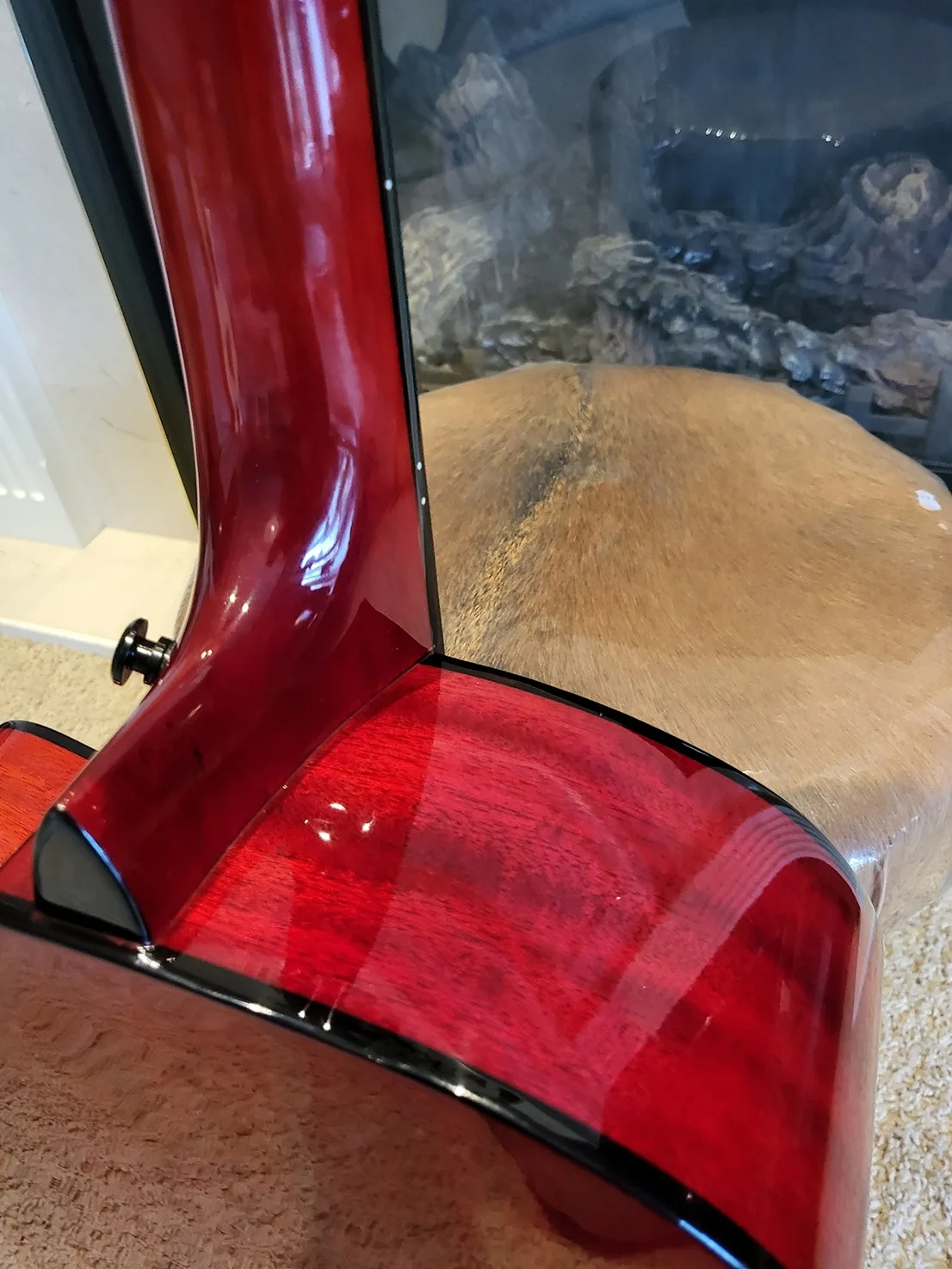 Minor Error-Top Solid Mahogany Acoustic Electric Guitar Built image indicator(9)