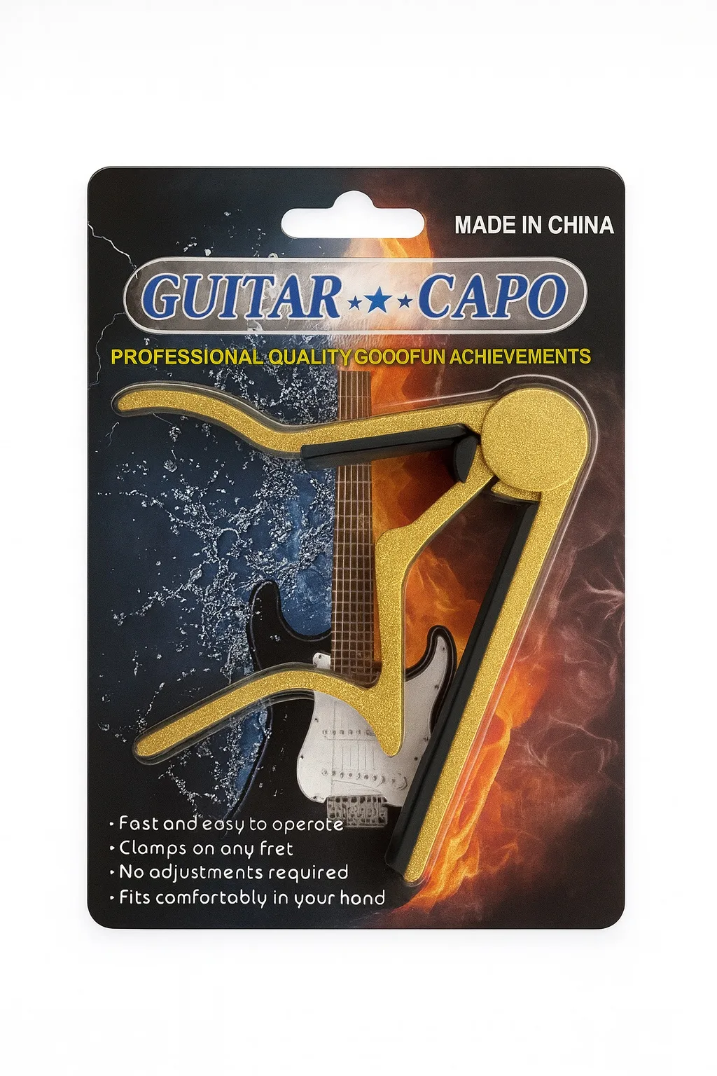 High-Quality Guitar Capo – Fast & Easy Clamp image indicator(3)