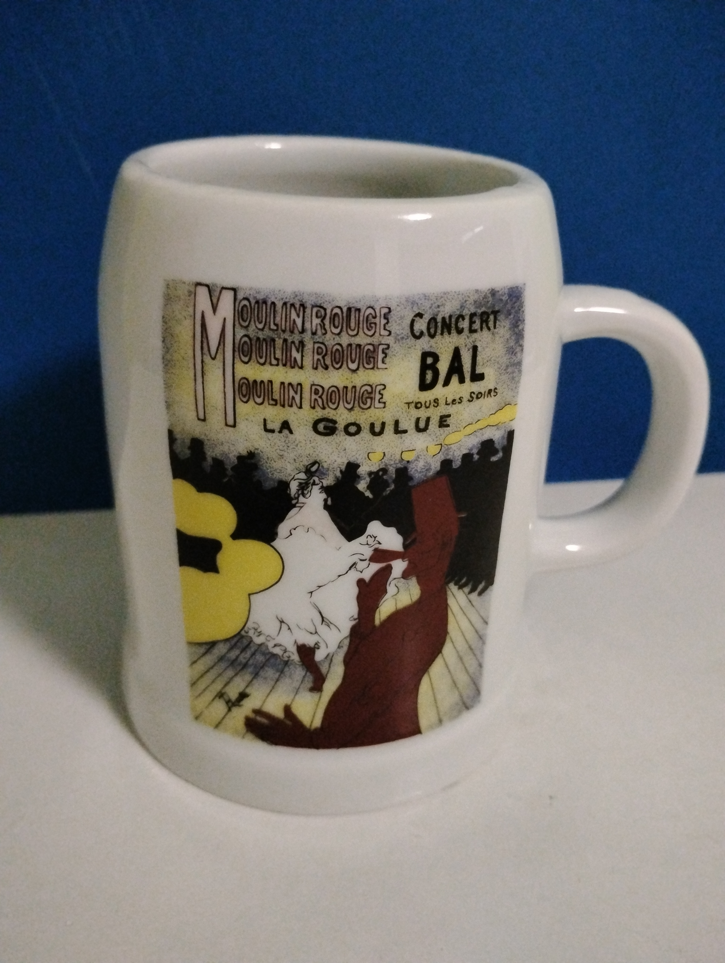 Moulin Rouge Coffee Mug – Toulouse-Lautrec, Limoges France
