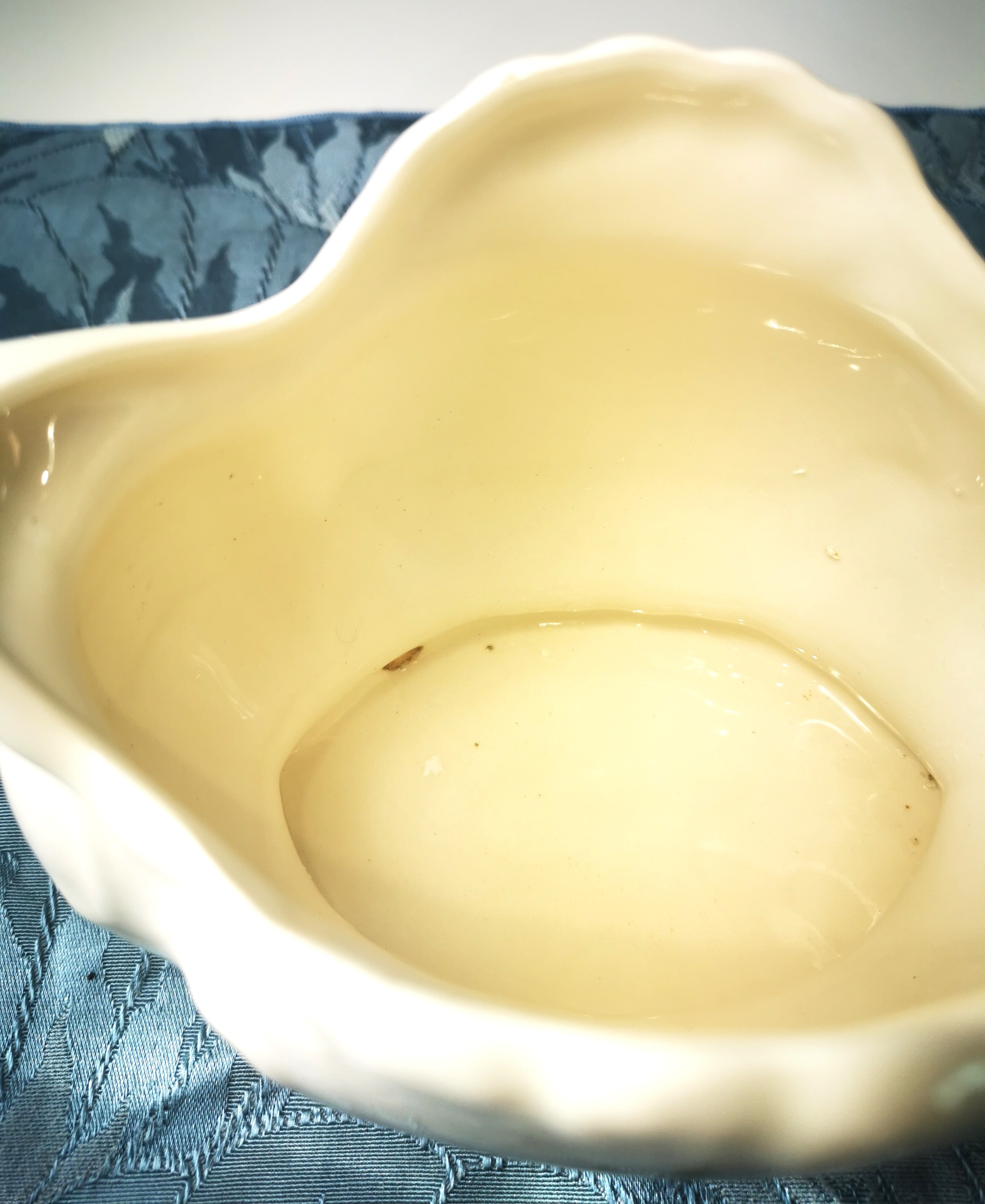 Cachepot Handles Porcelain Vintage Floral Ceramic Vase Bowl - photo 4