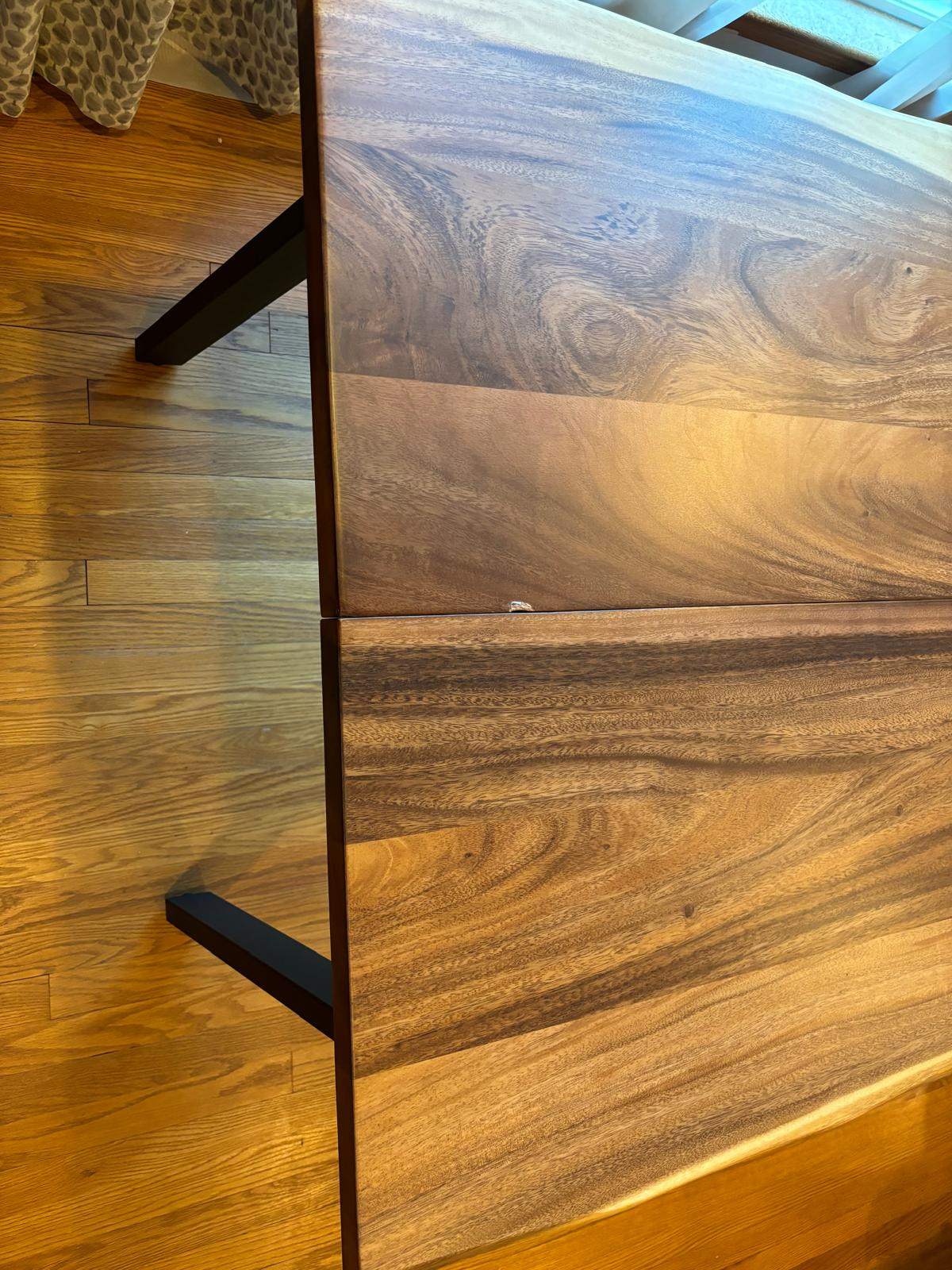 Solid Walnut Live Edge Dining Table, Hand-Crafted & Unique - photo 3