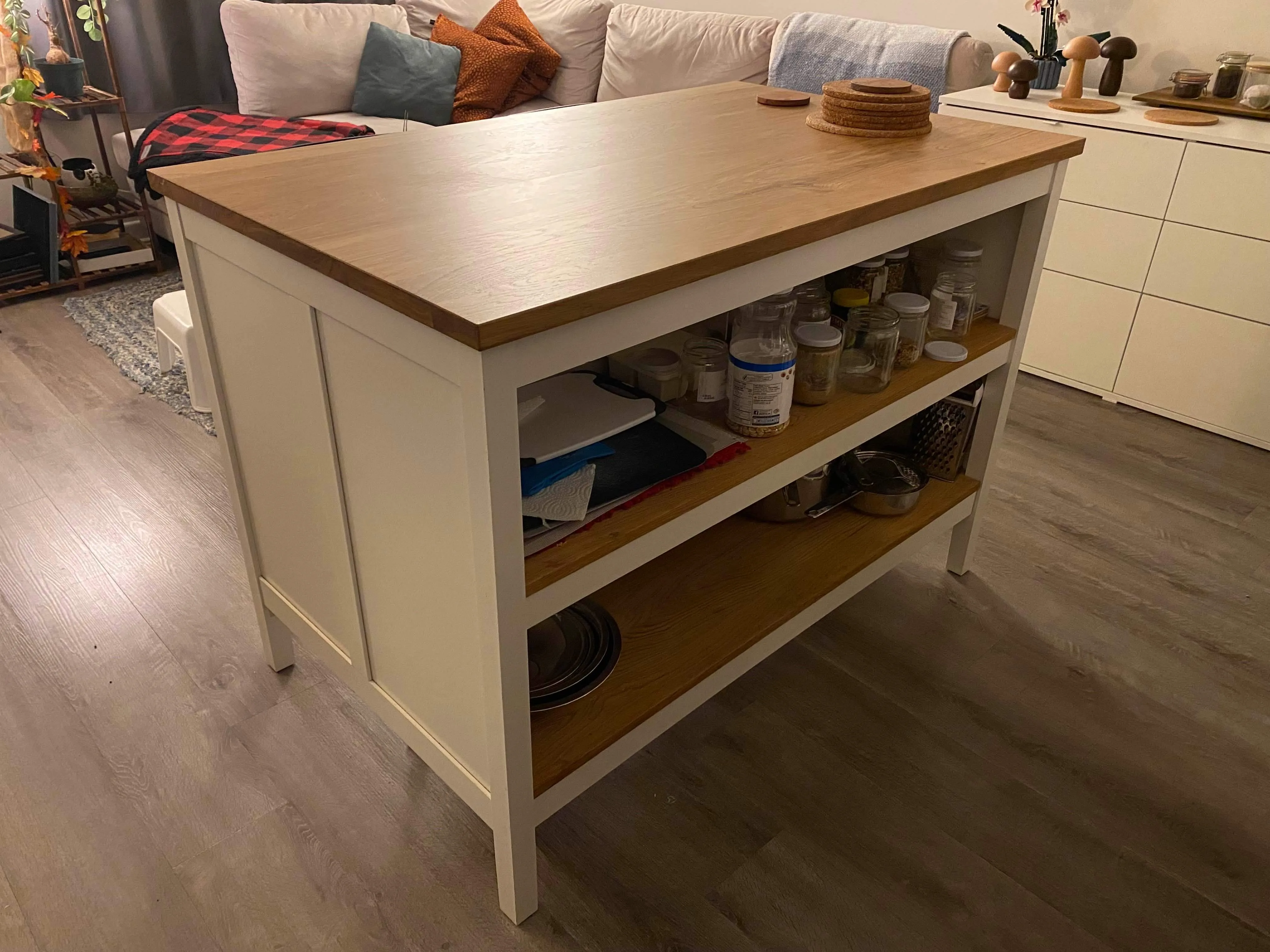 IKEA TORNVIKEN Kitchen Island – Extra Counter & Shelving image indicator(2)