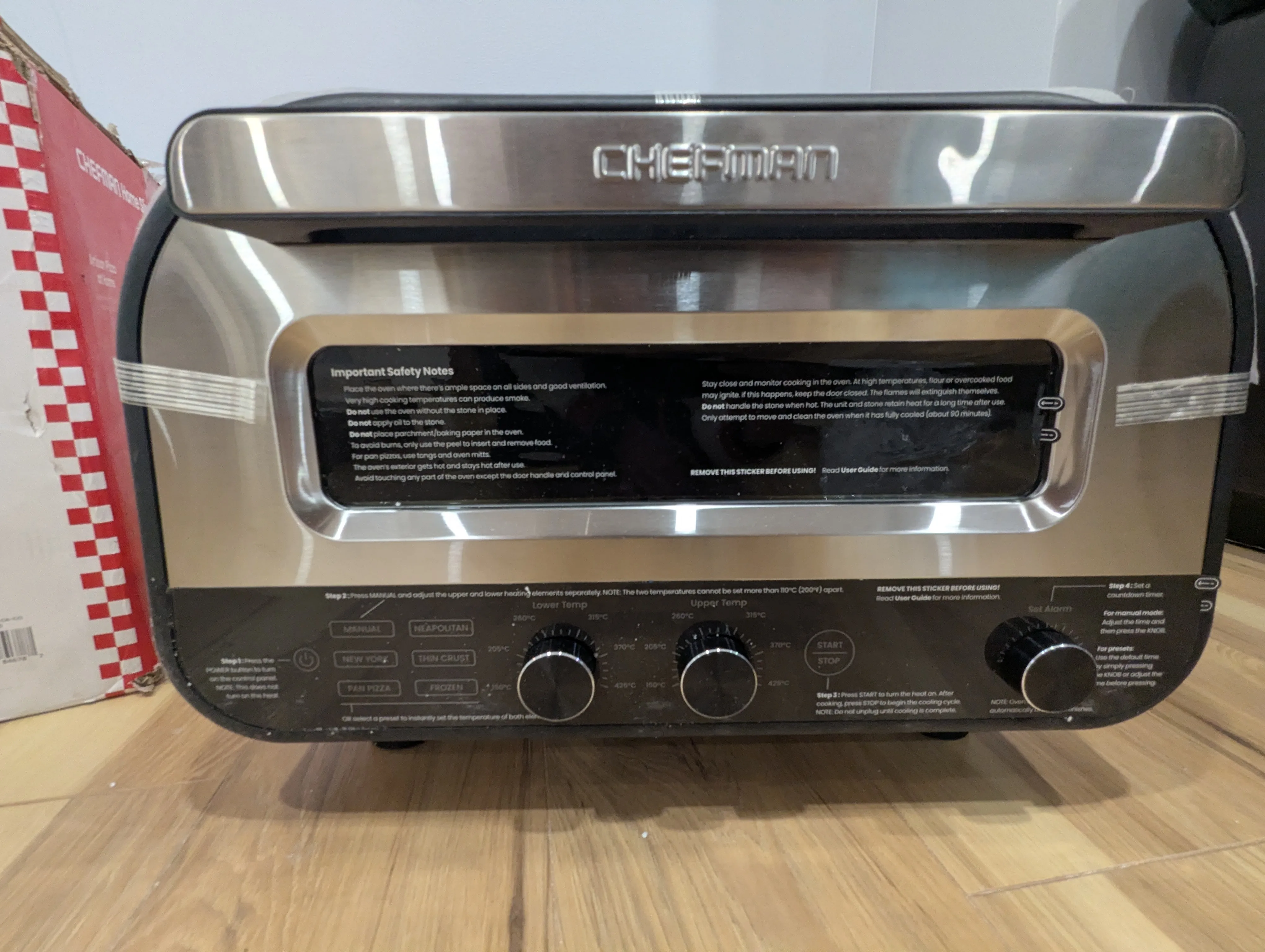 CHEFMAN Indoor Pizza Oven image indicator(7)