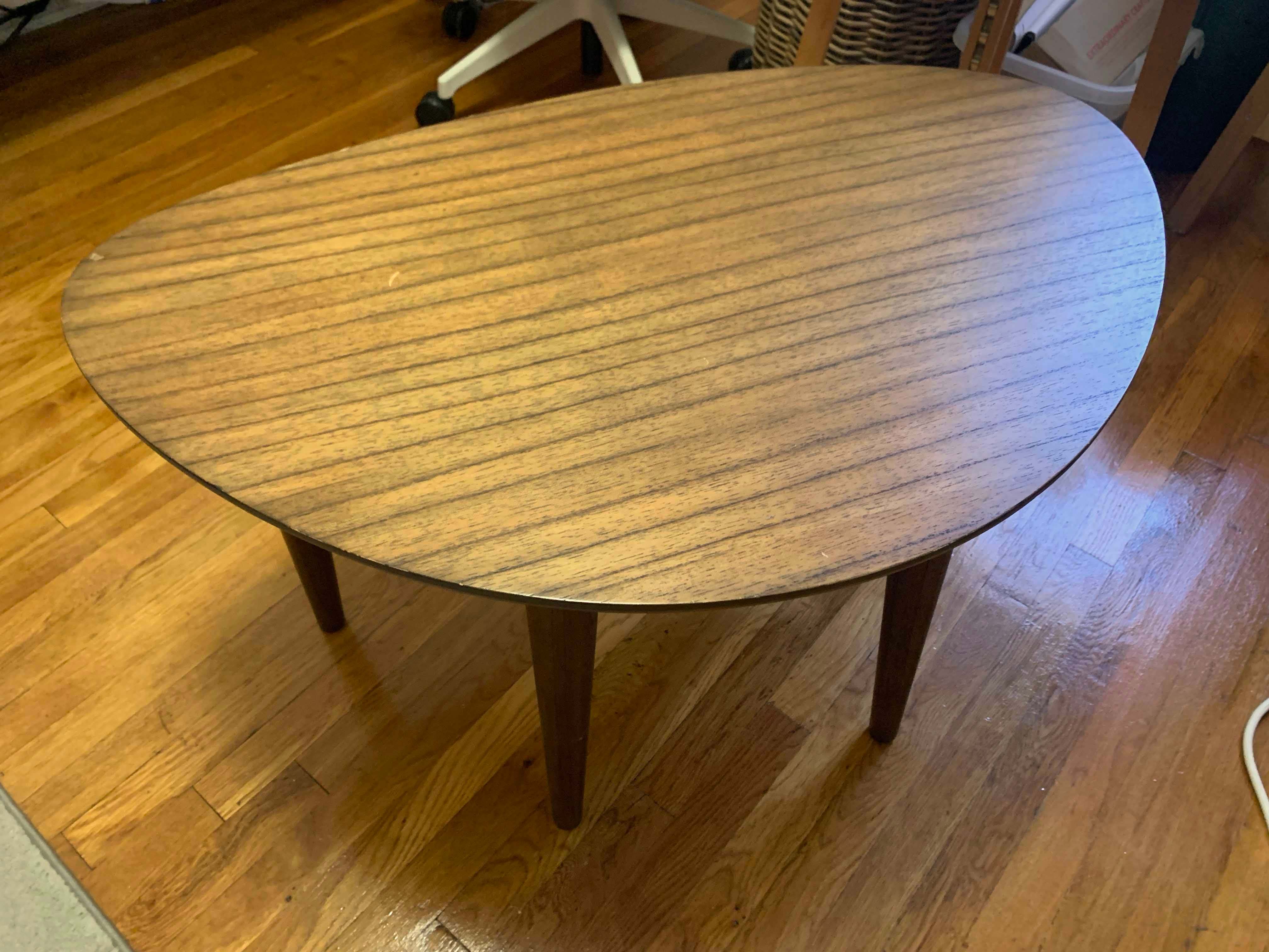 Midcentury Modern side table w/ two leg height options