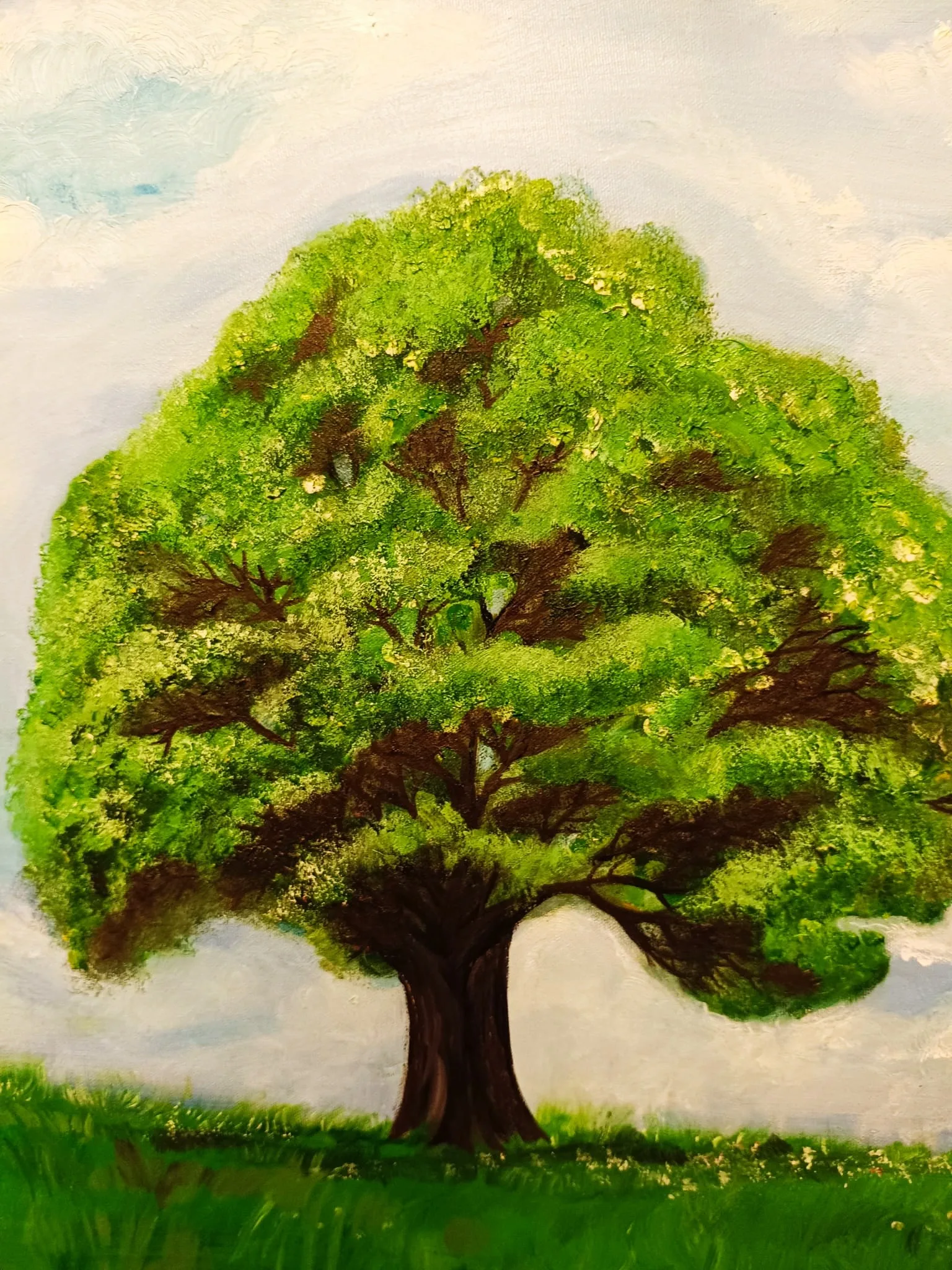 $20 off Summer Tree Original Painting/Art (30x36 Inches) image indicator(2)