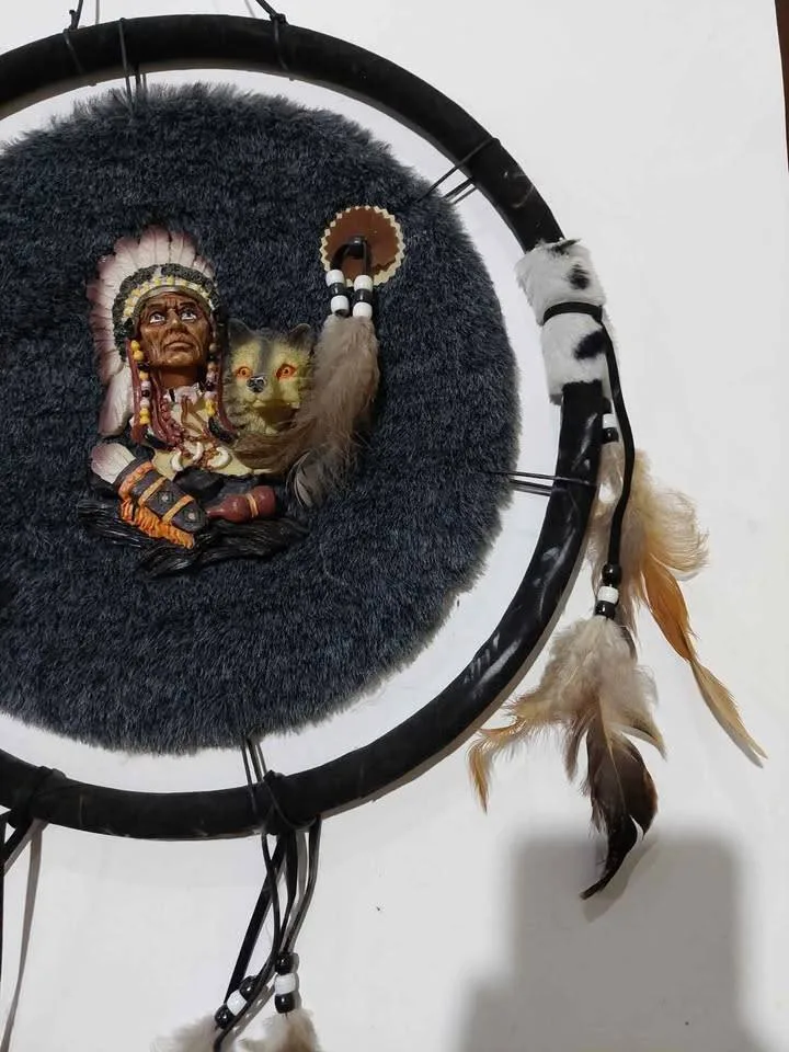Native American dream catcher decor art 14.5" image indicator(3)