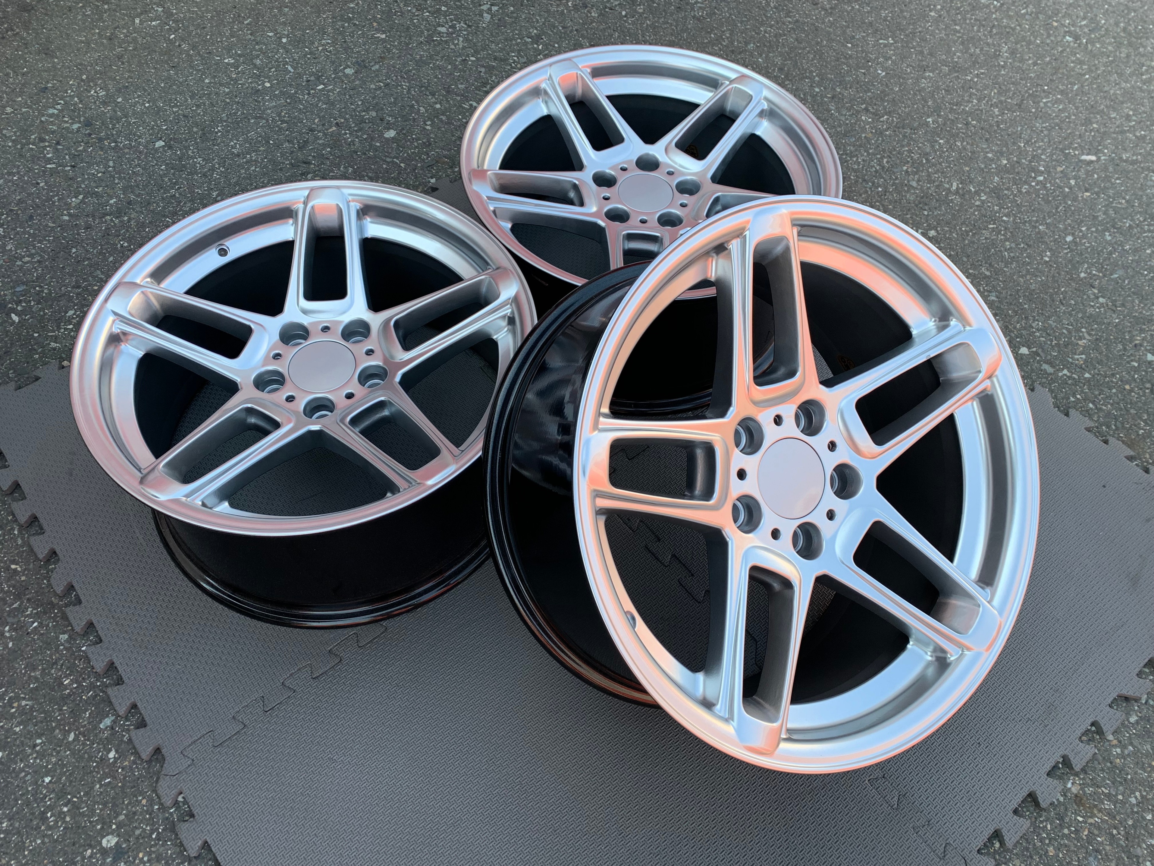 Set of 3 X 18X8.5 ET15 AC Schnitzer Type 3 Germany AB-Eintz Reps - photo 5