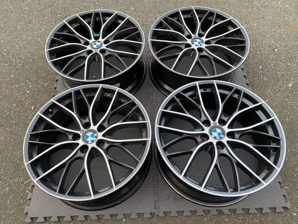 Set of 20X8/8.5 BMW Forged Style 405M rims in good used cond