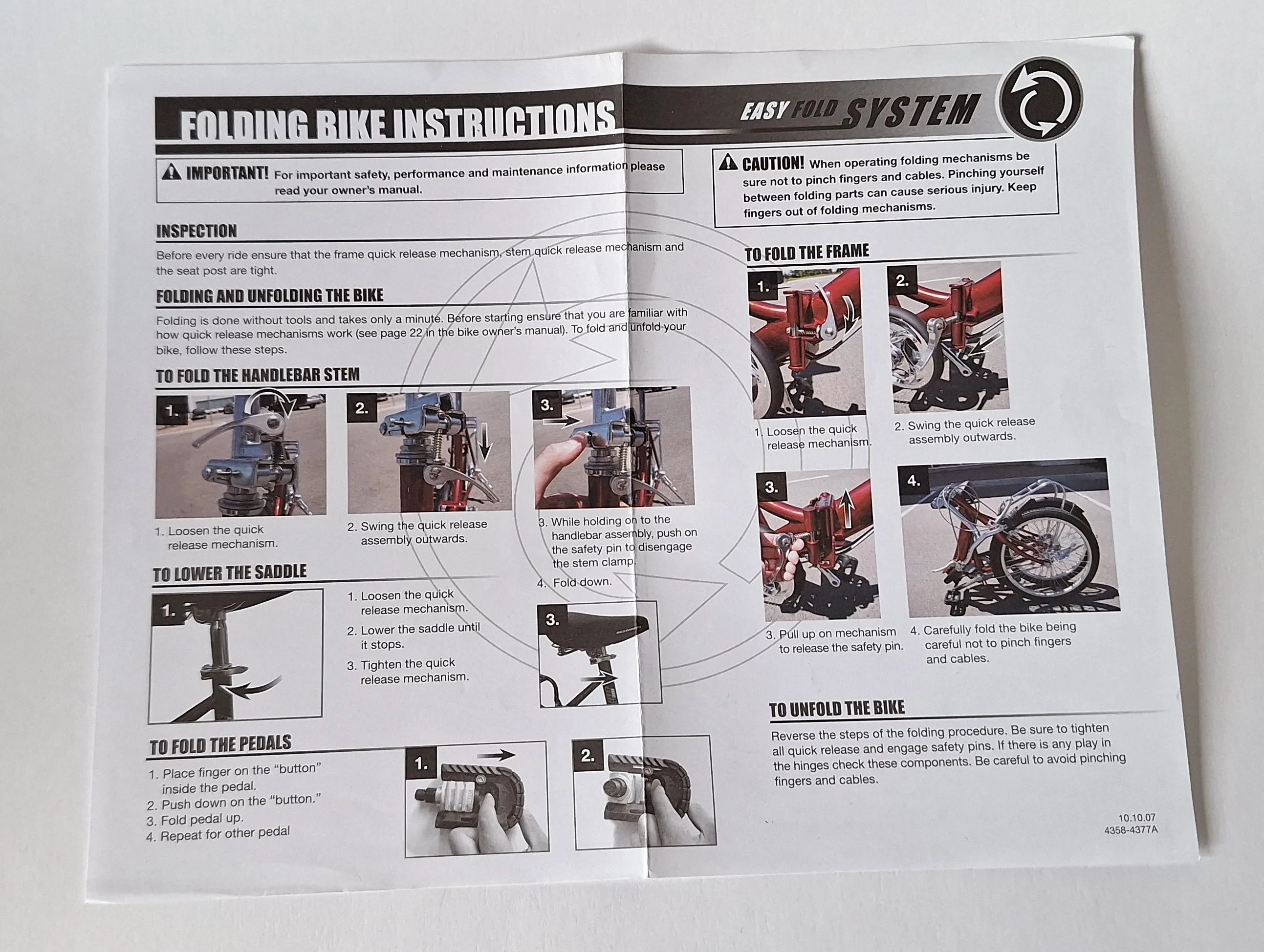 Schwinn Bike 20" Wheels (Easy Fold System) image indicator(6)