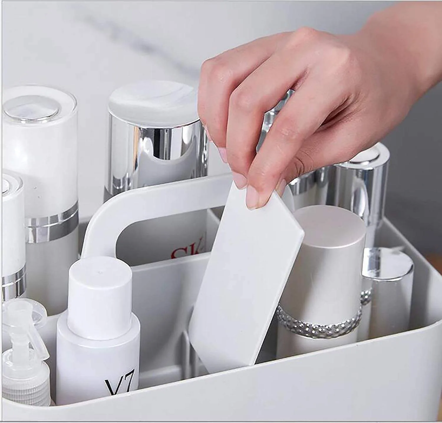 2-Pack Plastic Storage Organizer Caddy image indicator(4)