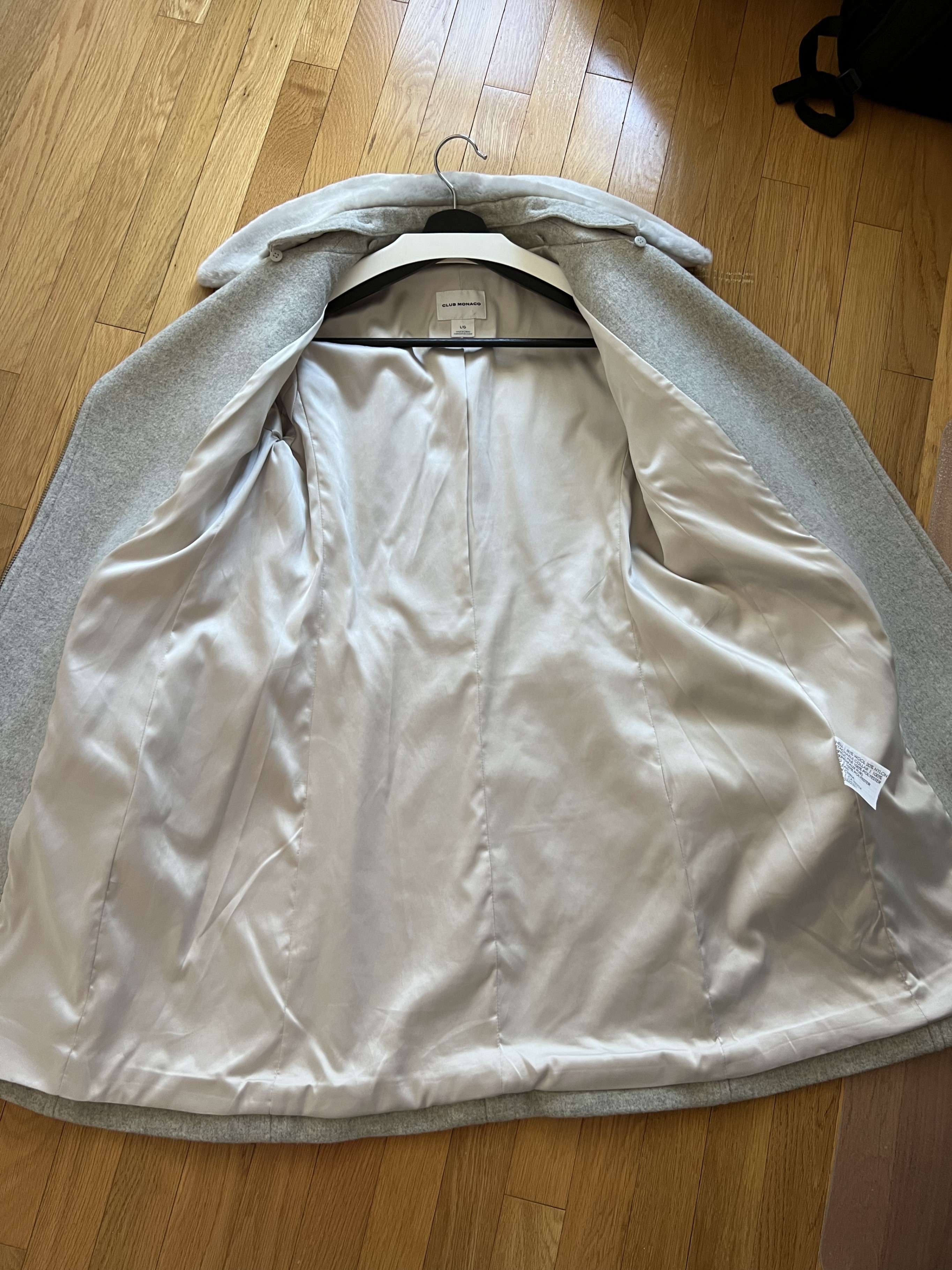 CLUB MONACO Wool Coat - size Large - photo 5