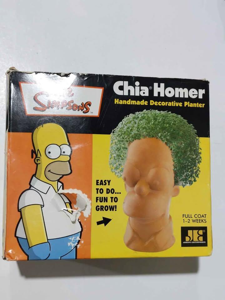 The Simpsons Chia Homer Handmade Decorative Planter