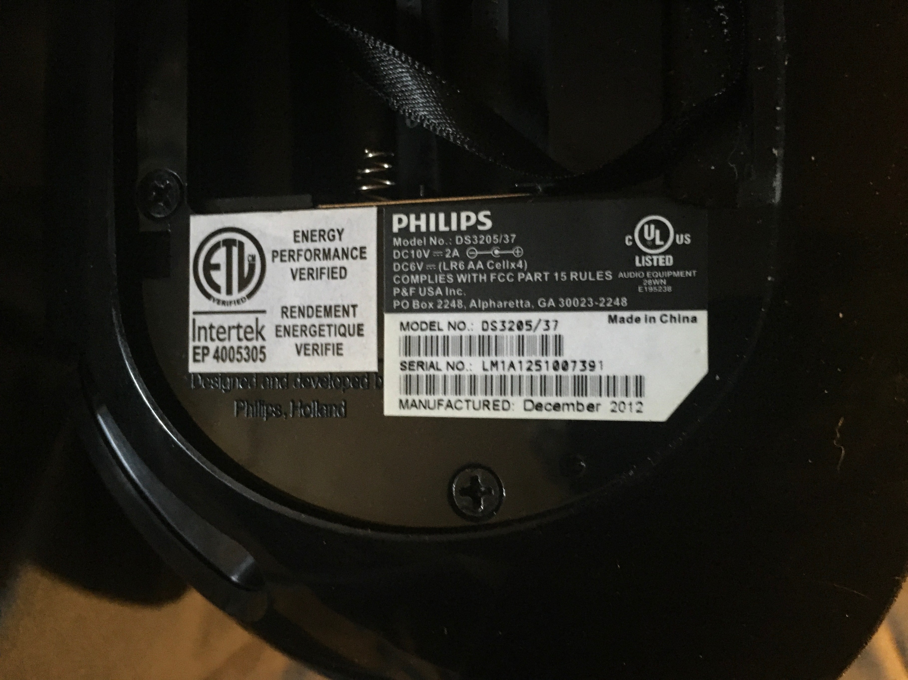 Philips DS3205/37 Docking Speaker - photo 3