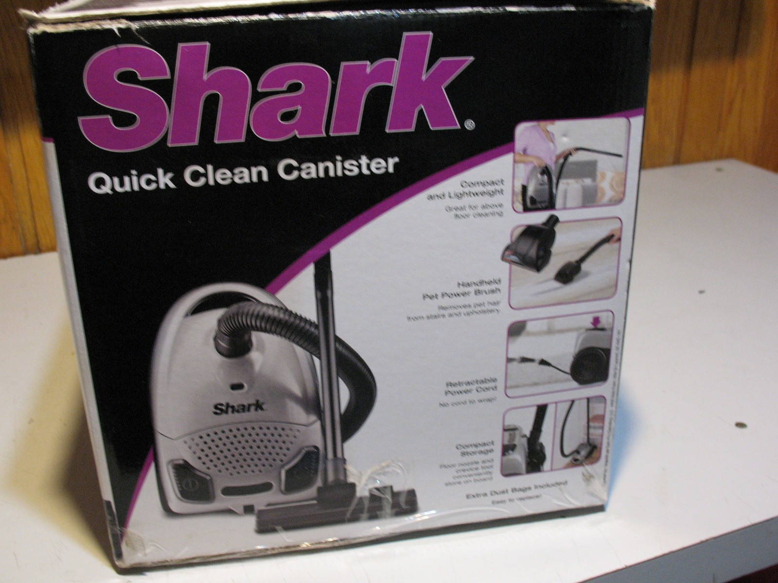 SHARK Quick Clean Canister Vacuum Cleaner, LIKE NEW - photo 2