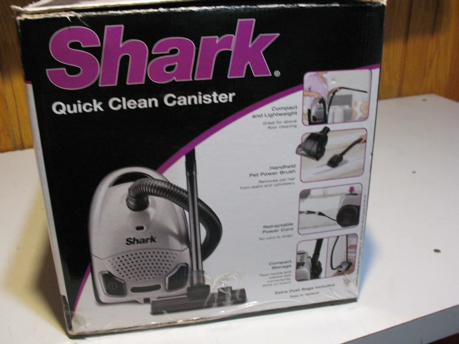 SHARK Quick Clean Canister Vacuum Cleaner, LIKE NEW image indicator(2)